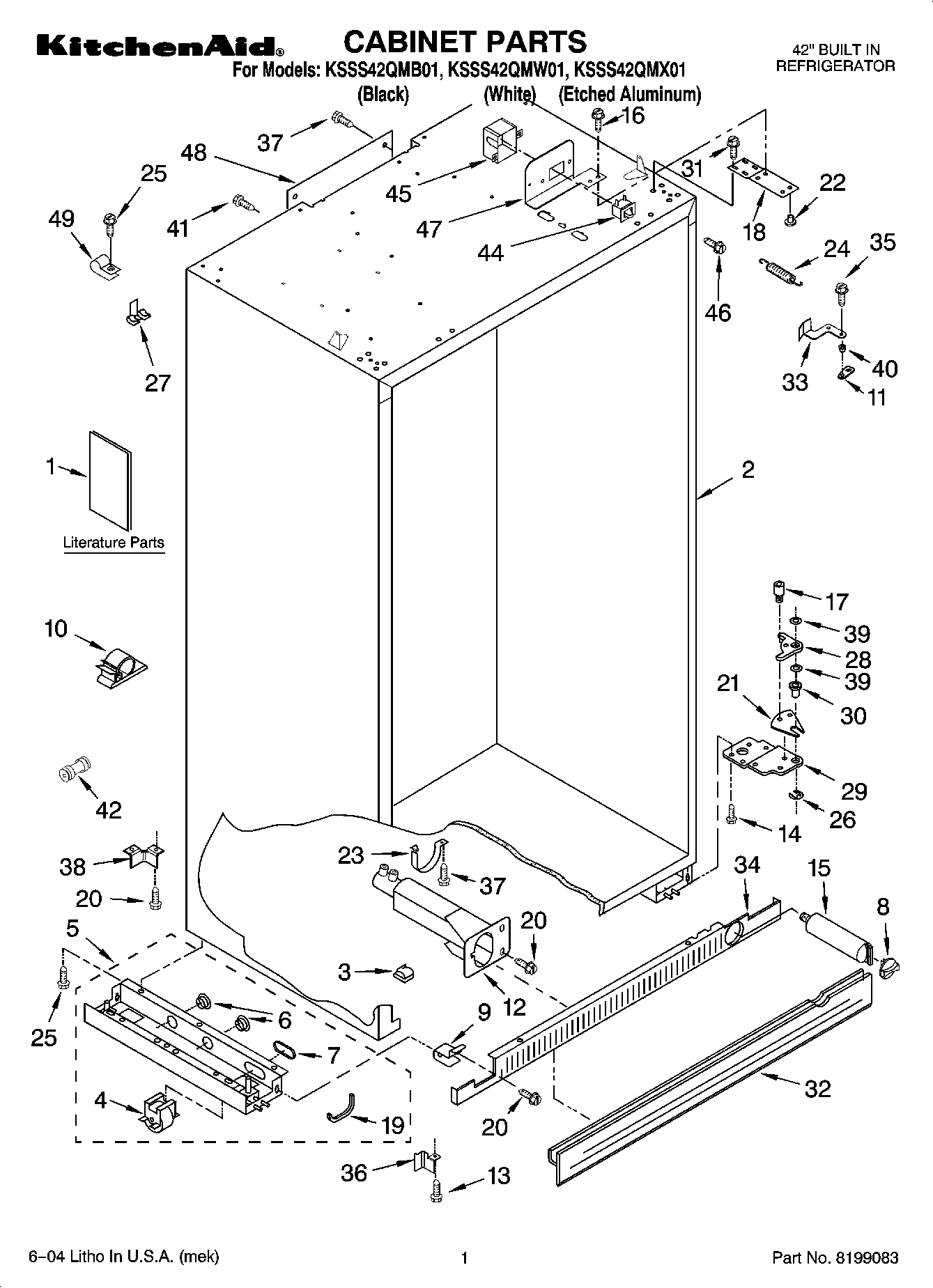 01 - CABINET PARTS