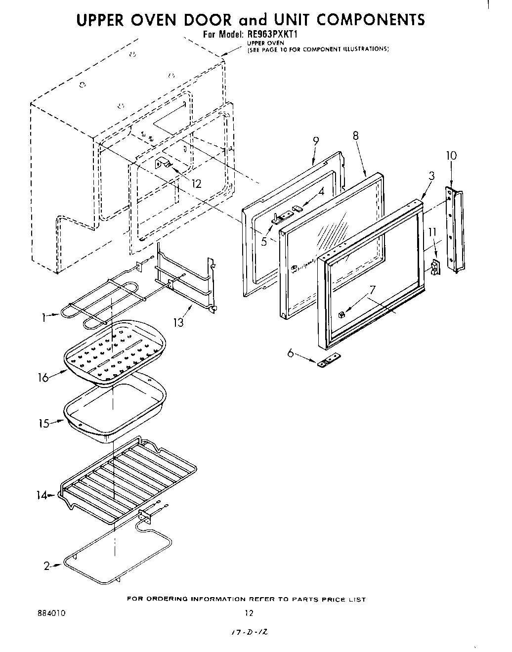 07 - UPPER OVEN DOOR AND UNIT