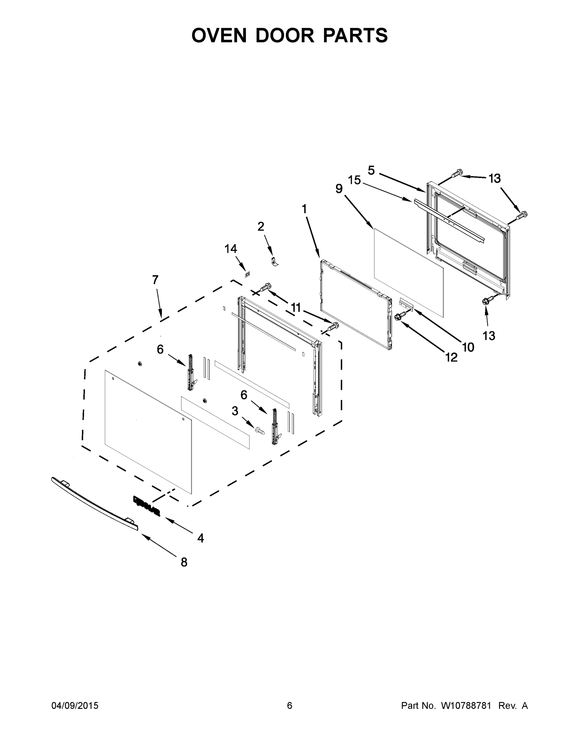 04 - OVEN DOOR PARTS