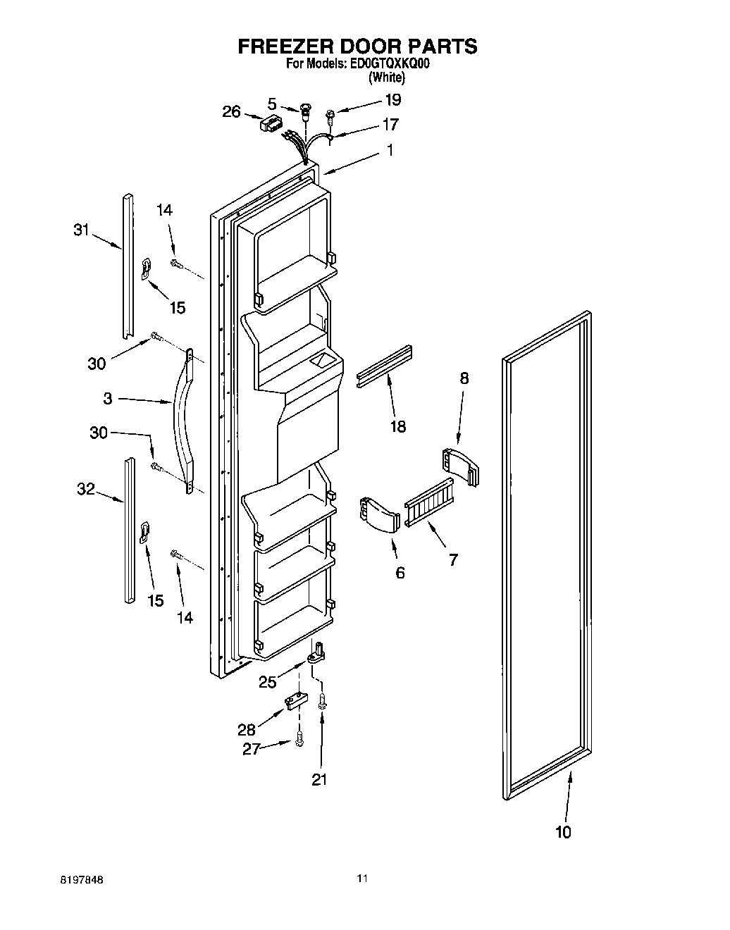 07 - FREEZER DOOR