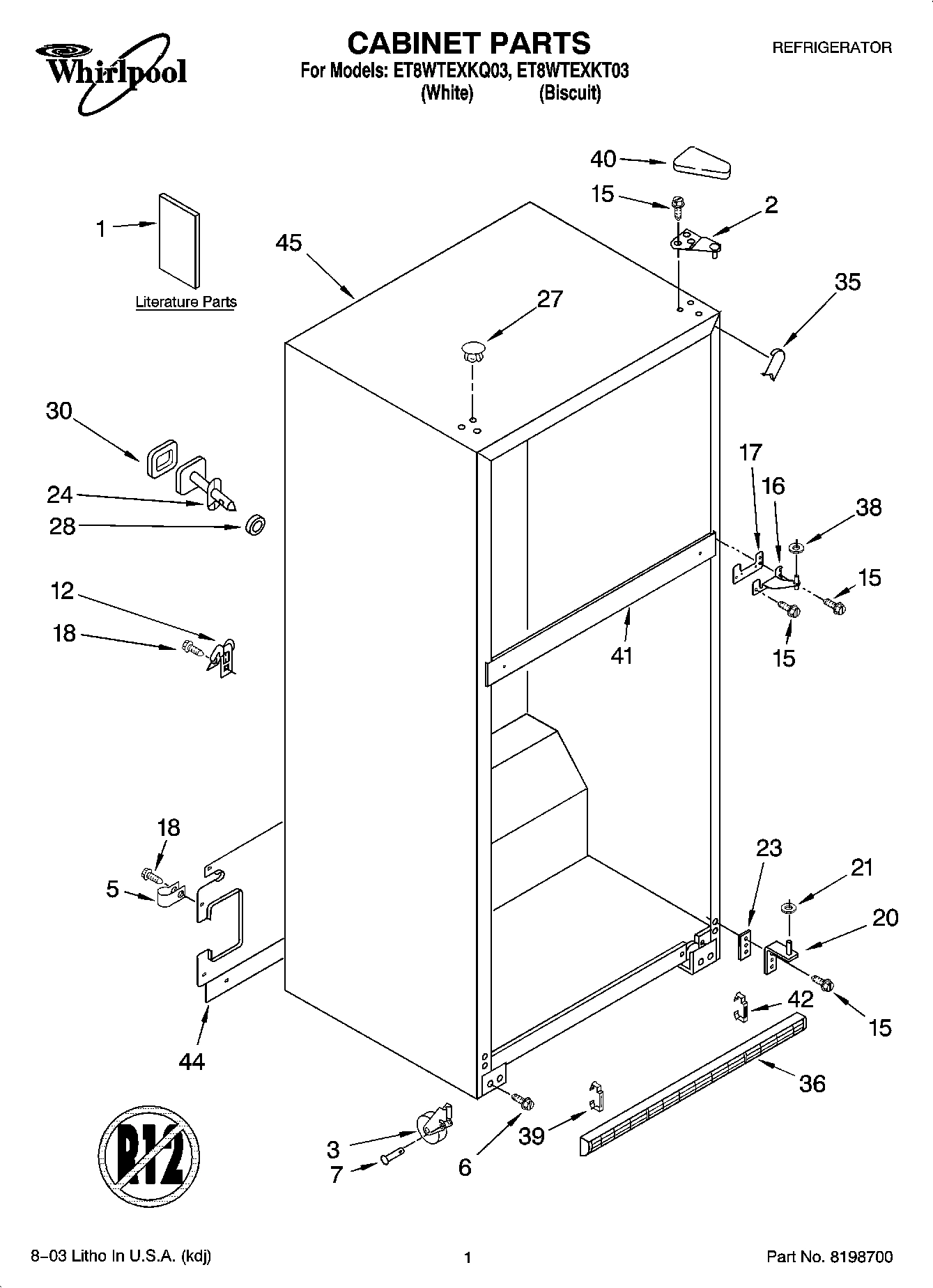 01 - CABINET PARTS