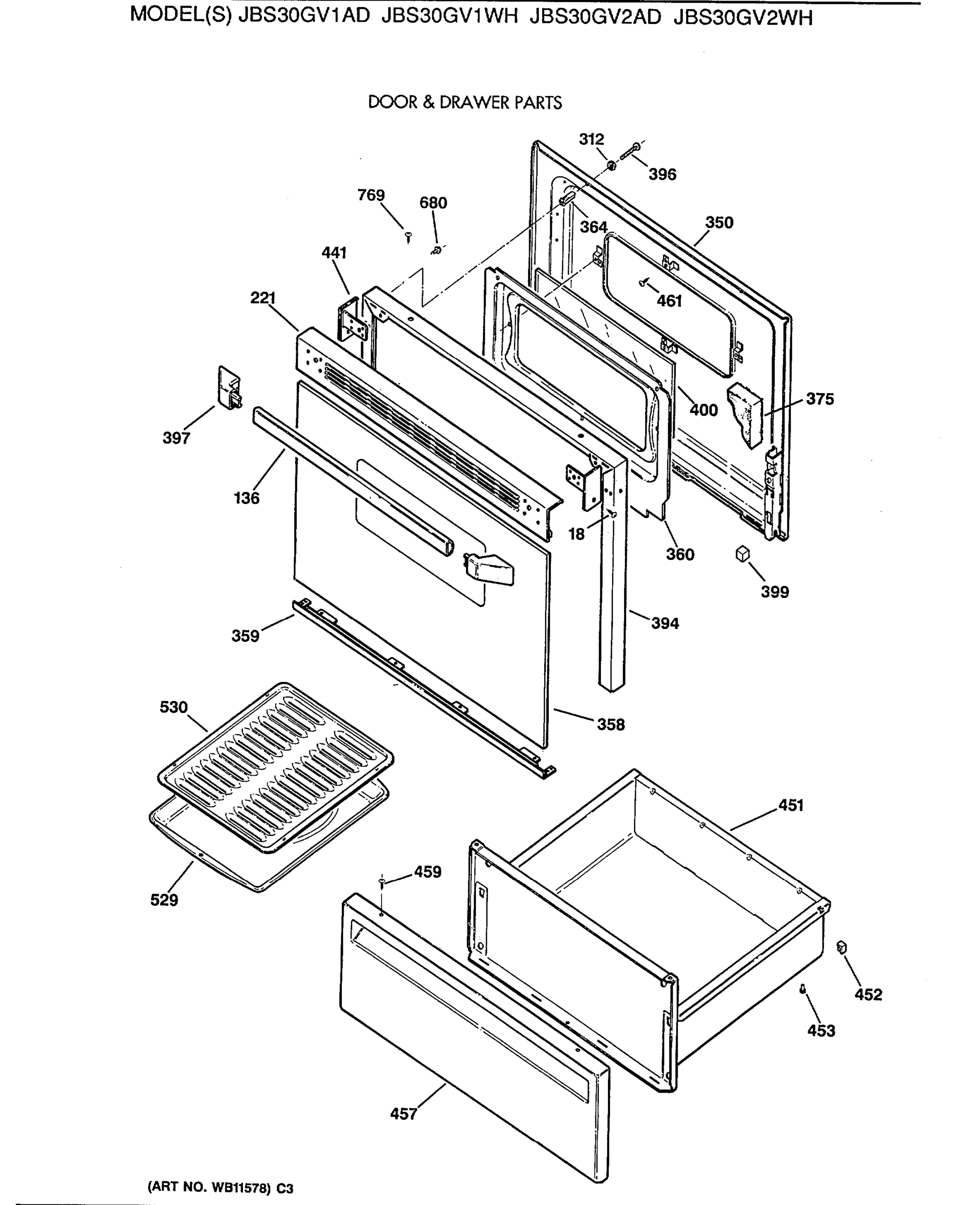 DOOR & DRAWER PARTS