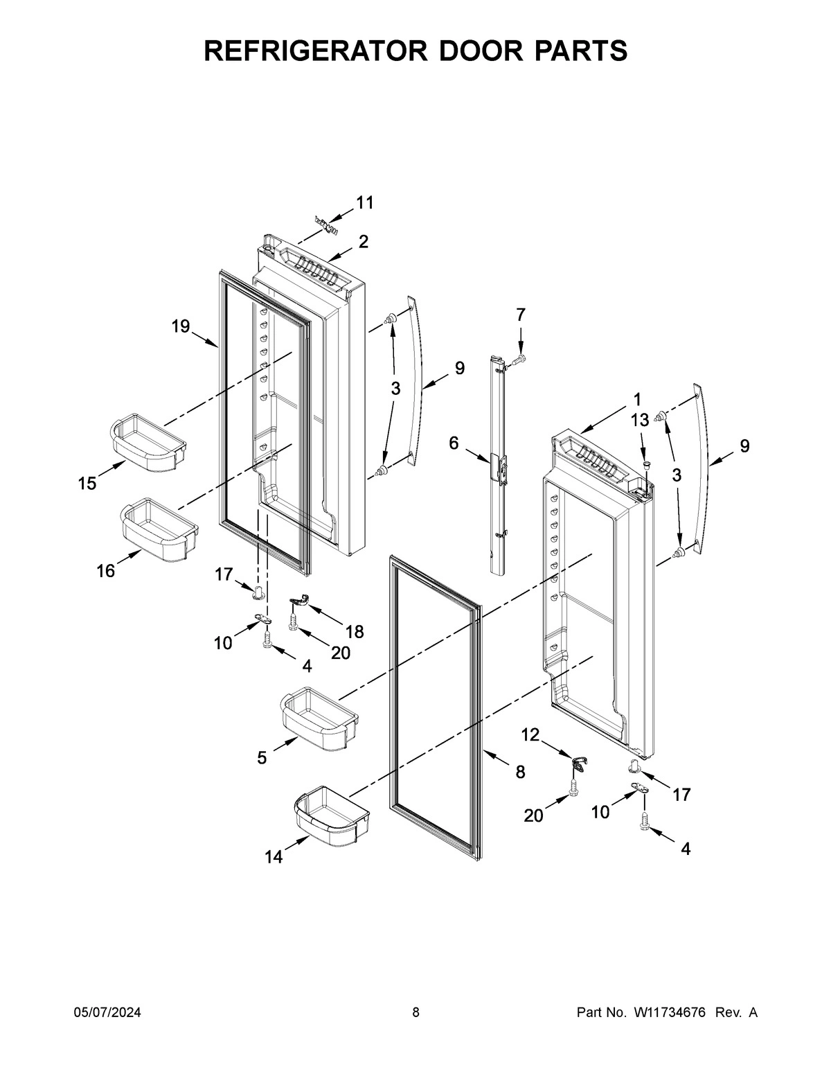 05 - REFRIGERATOR DOOR PARTS