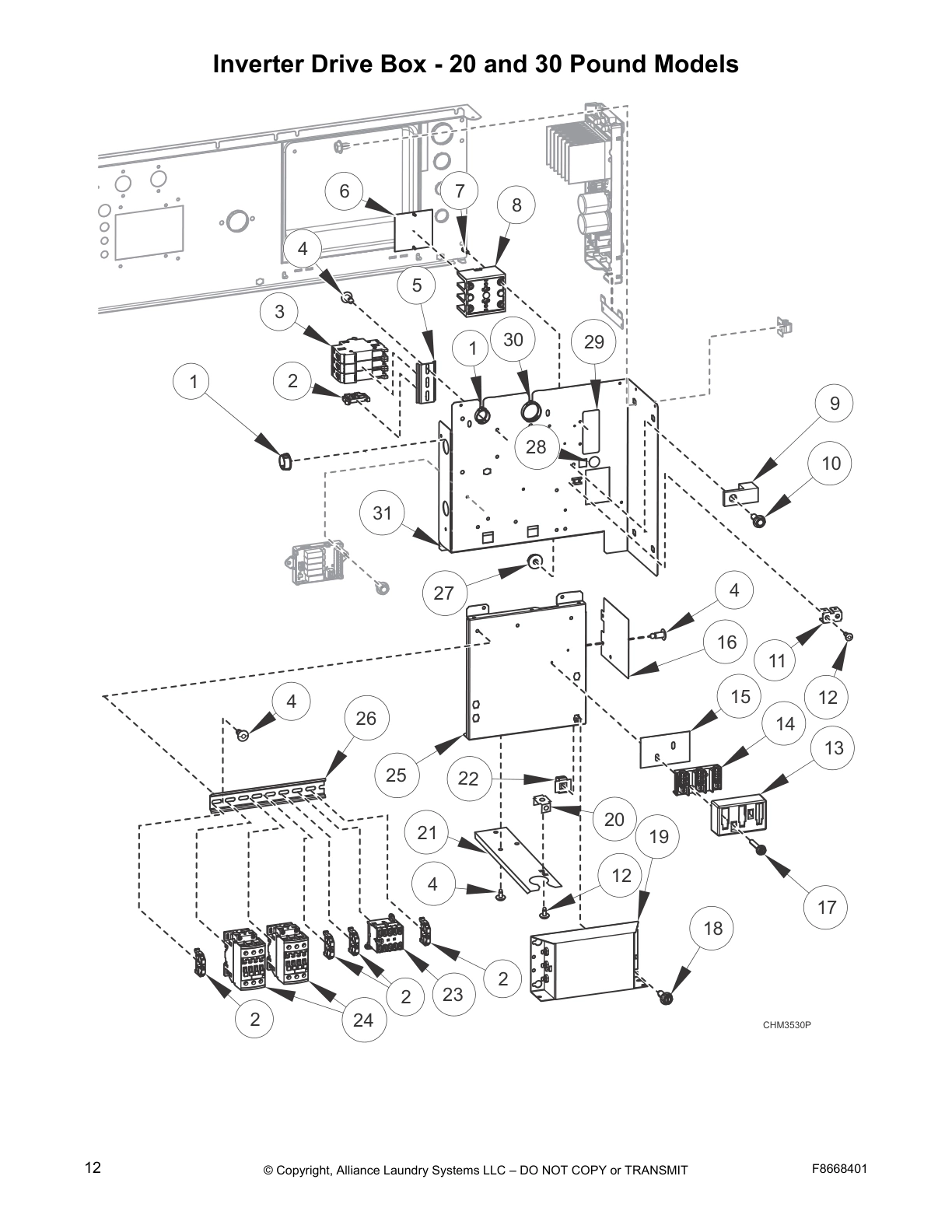 Inverter Drive Box - 20 and 30 Pound Models