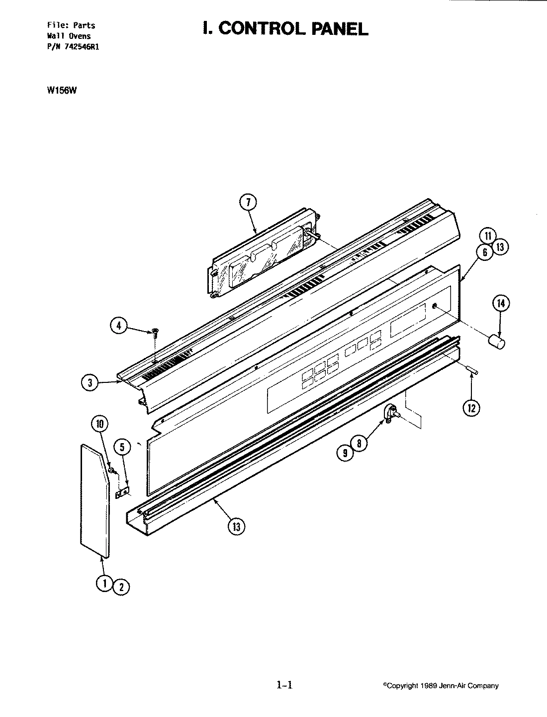 04 - CONTROL PANEL (W156W)