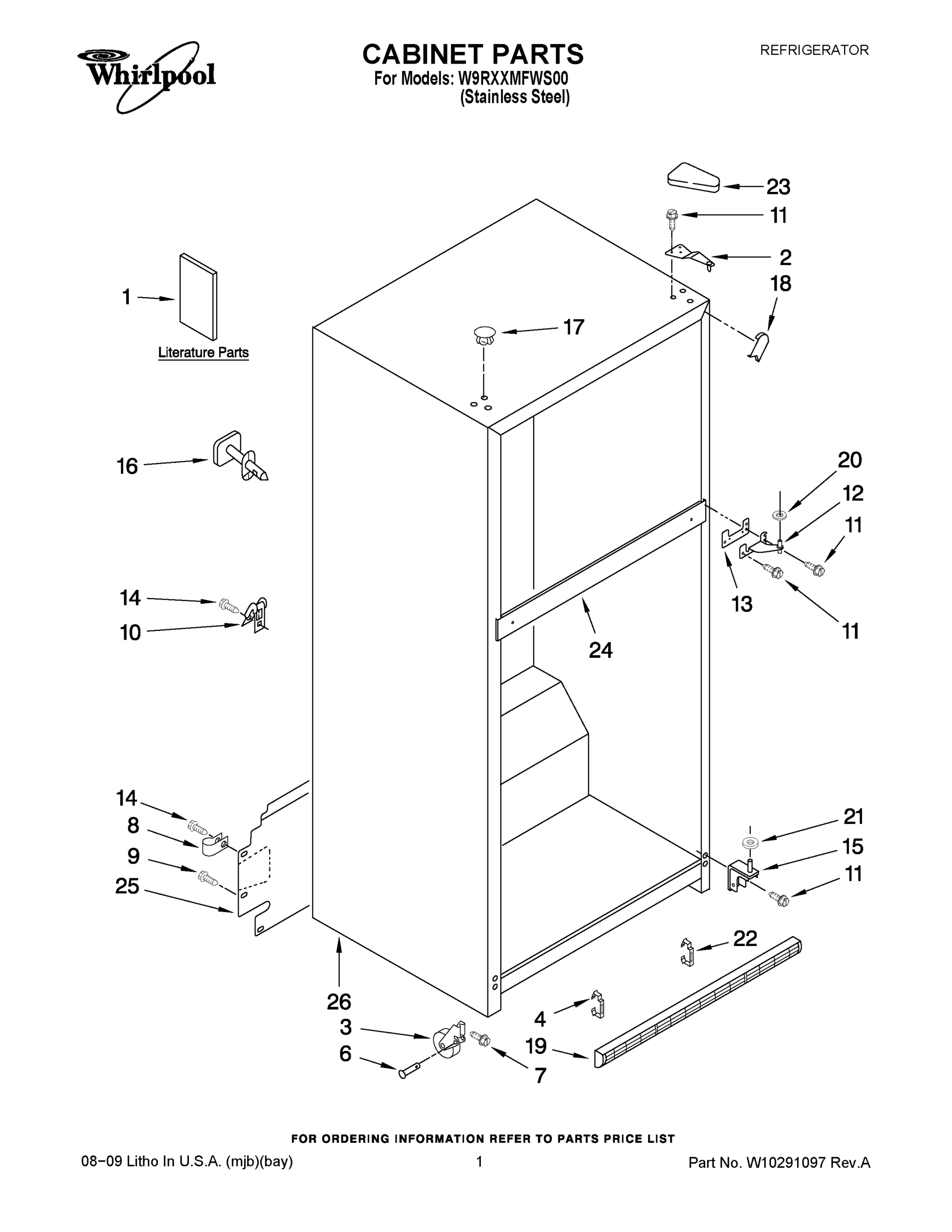 01 - CABINET PARTS