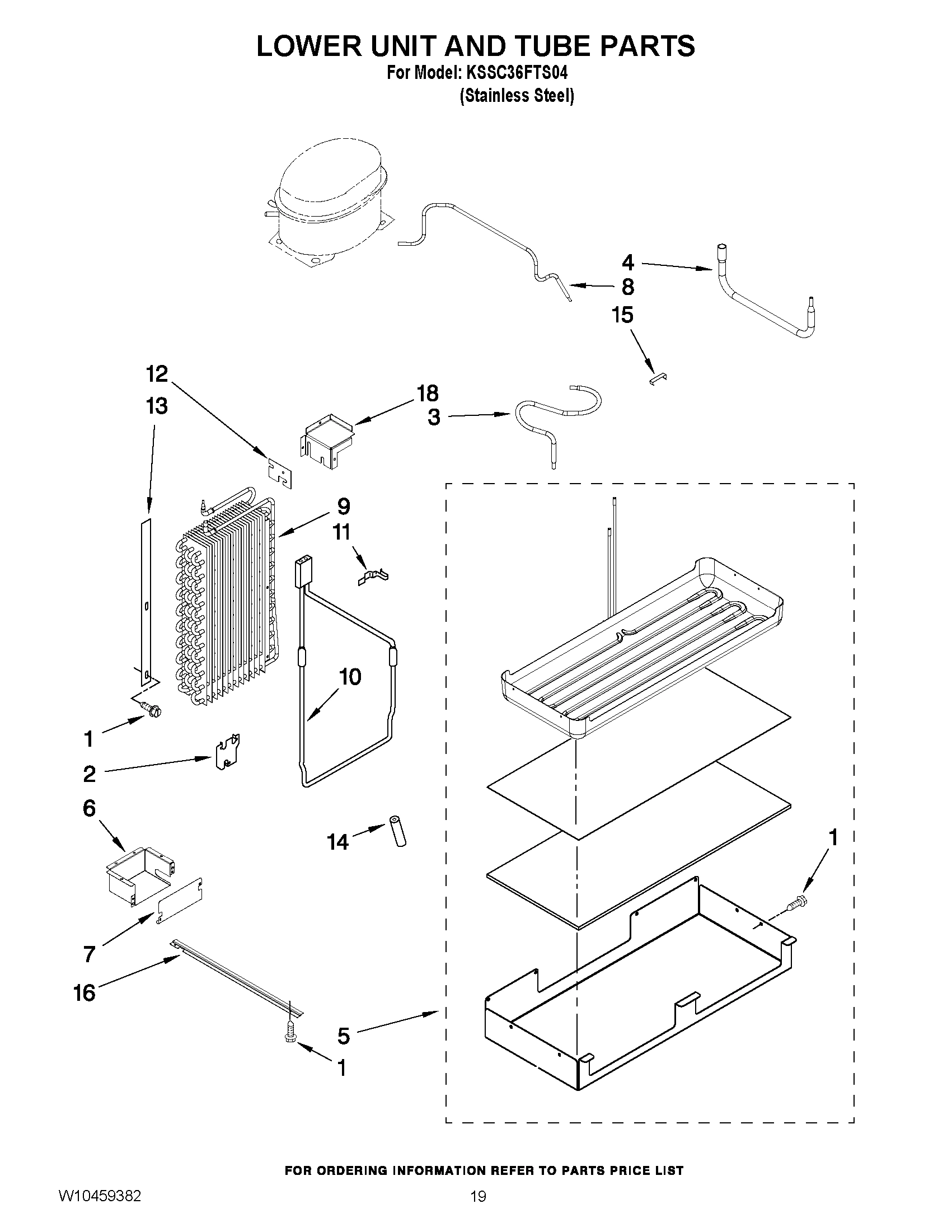 12 - LOWER UNIT AND TUBE PARTS