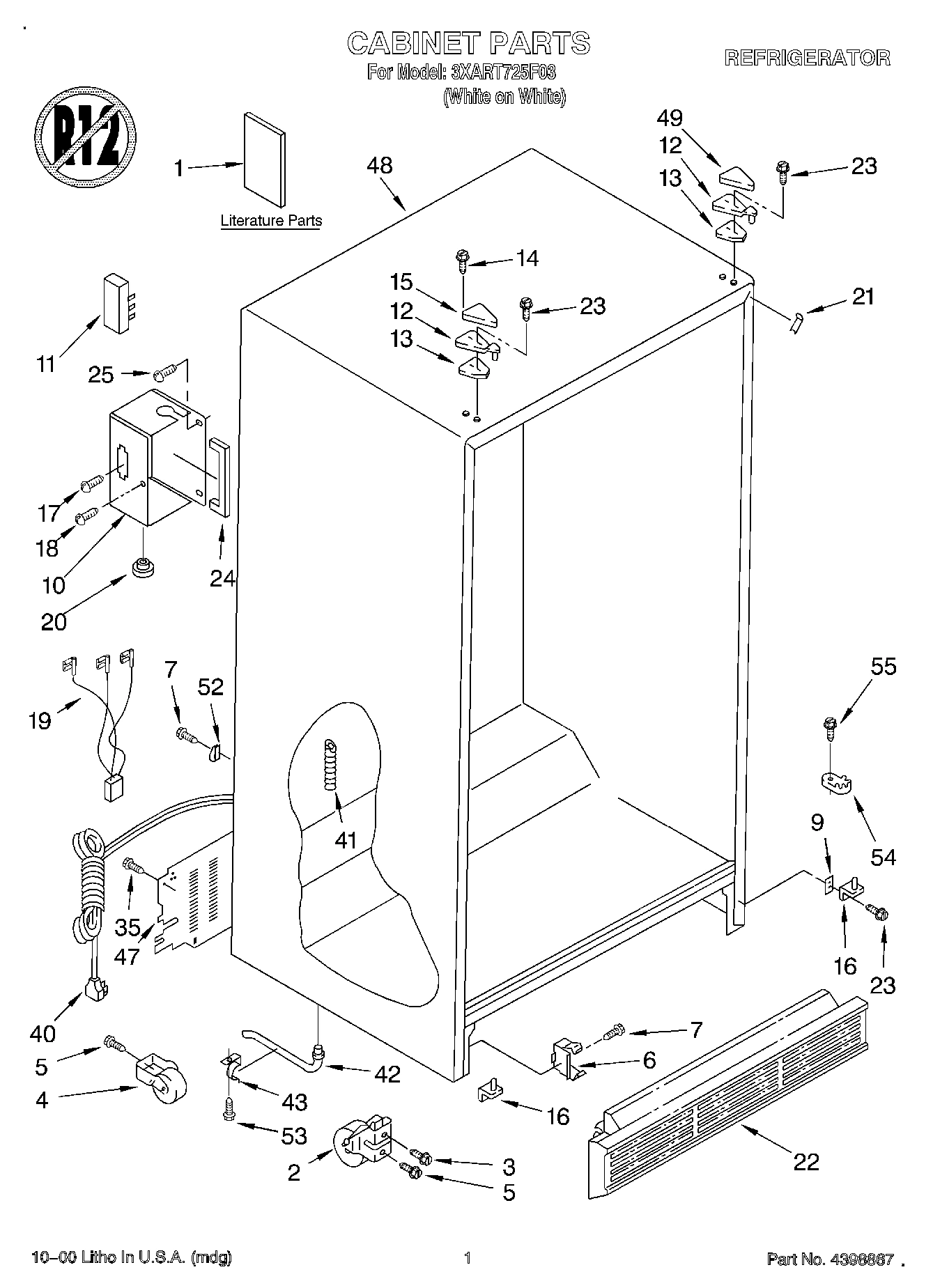 01 - CABINET, LITERATURE