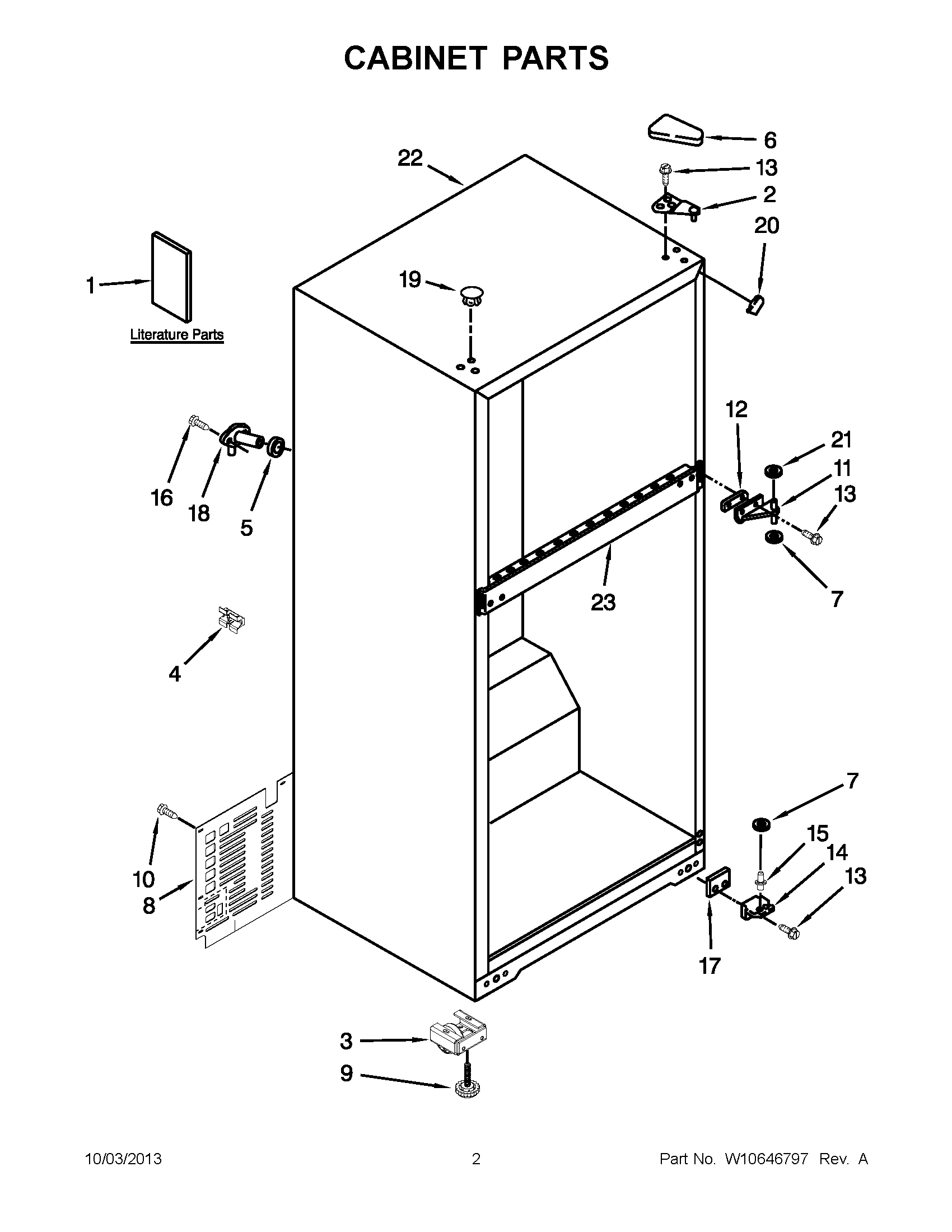 02 - CABINET PARTS