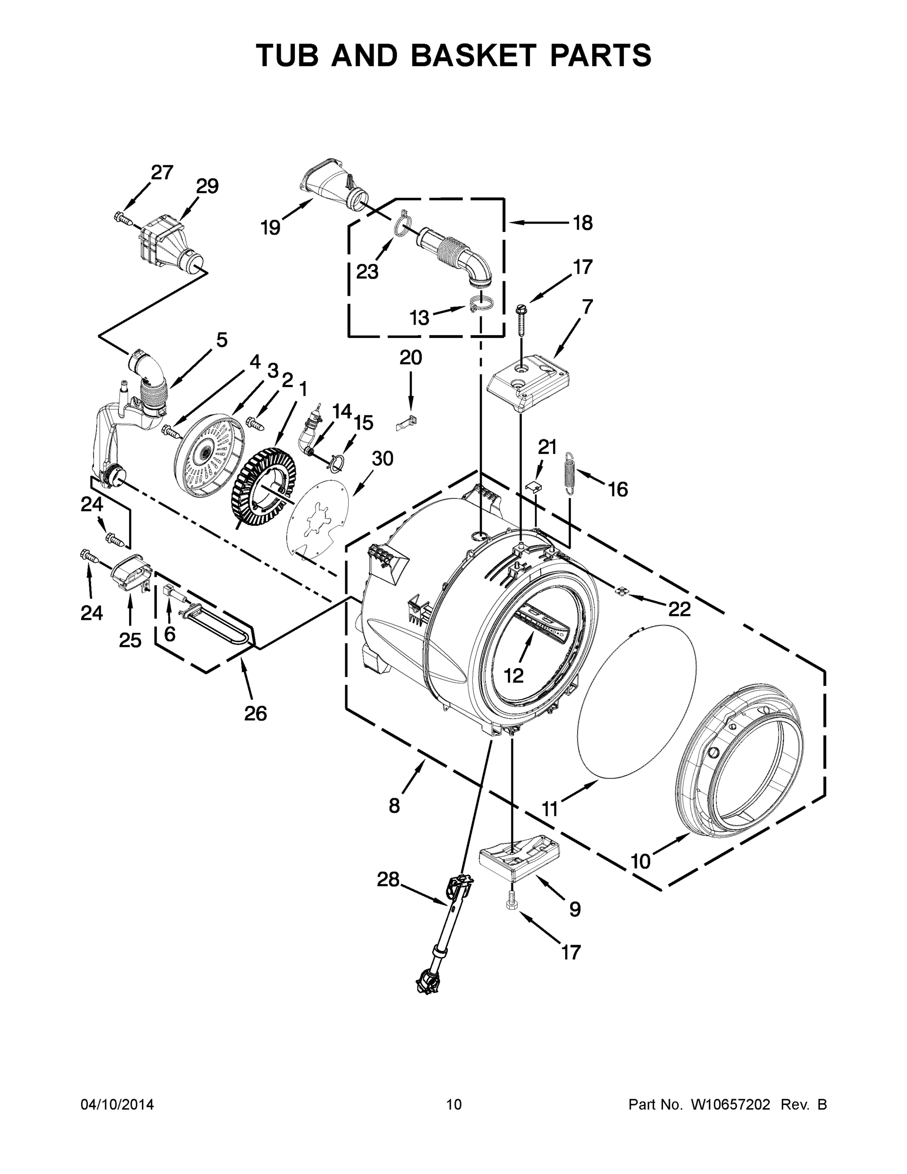 06 - TUB AND BASKET PARTS