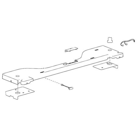 DA97-12527P Samsung Refrigerator Assembly Top