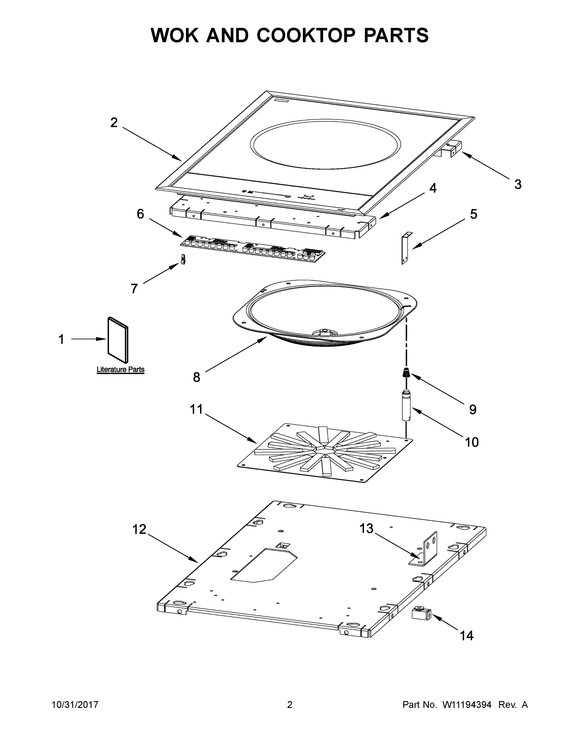 02 - WOK AND COOKTOP PARTS