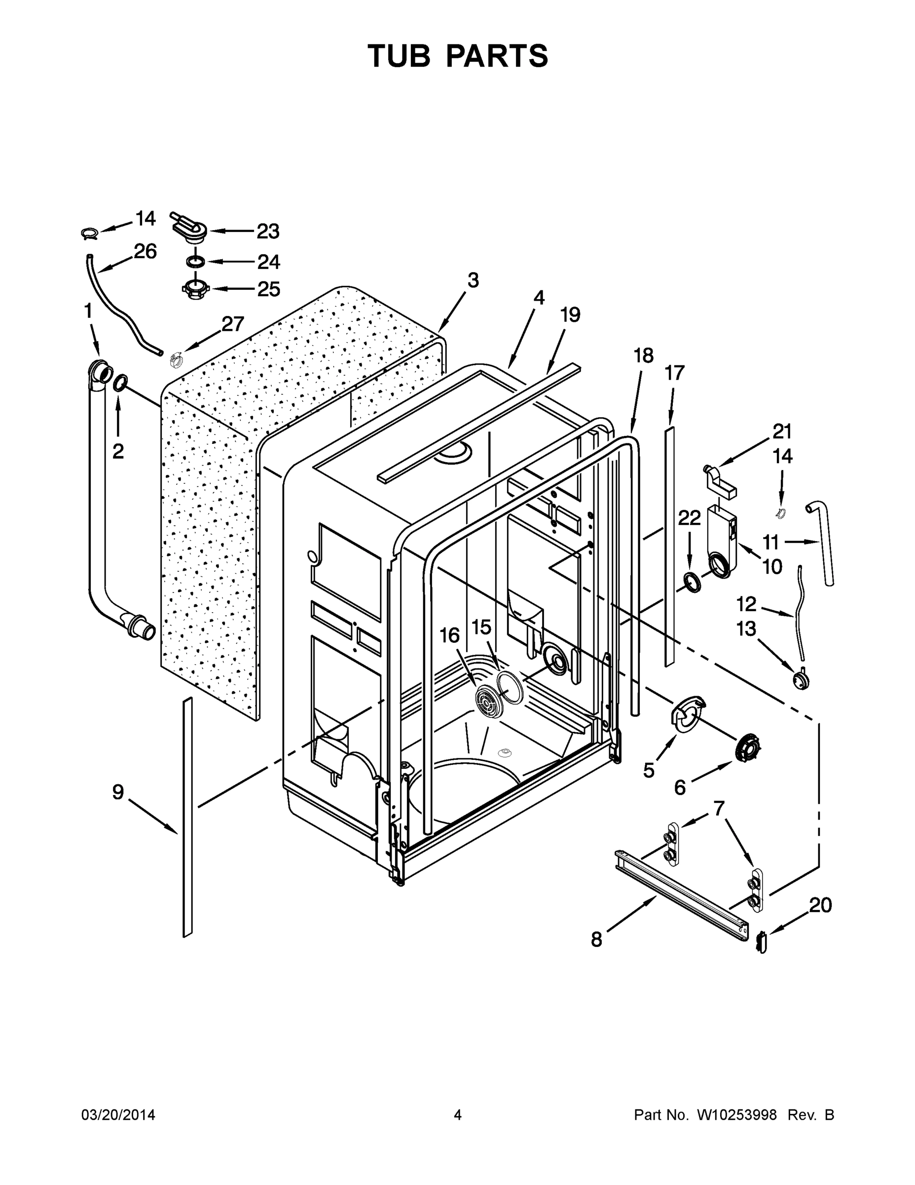 03 - TUB PARTS