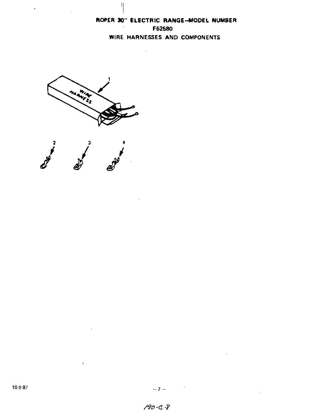 06 - WIRE HARNESS AND COMPONENTS