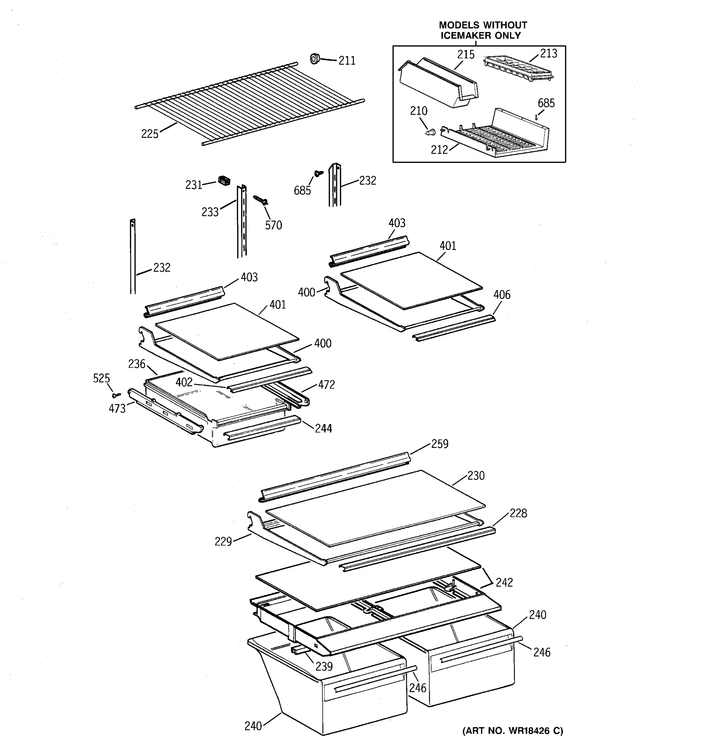 SHELF PARTS