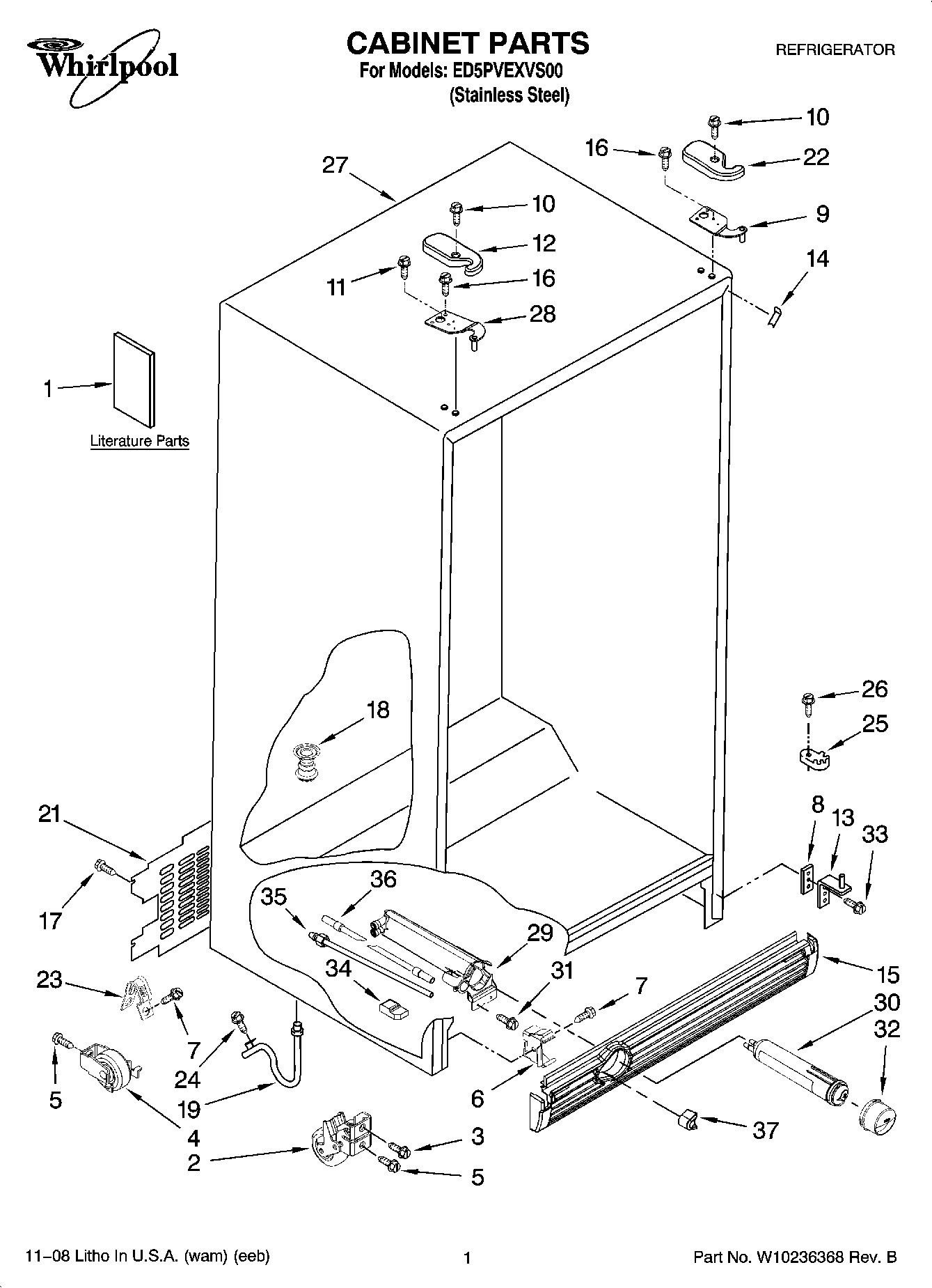 01 - CABINET PARTS
