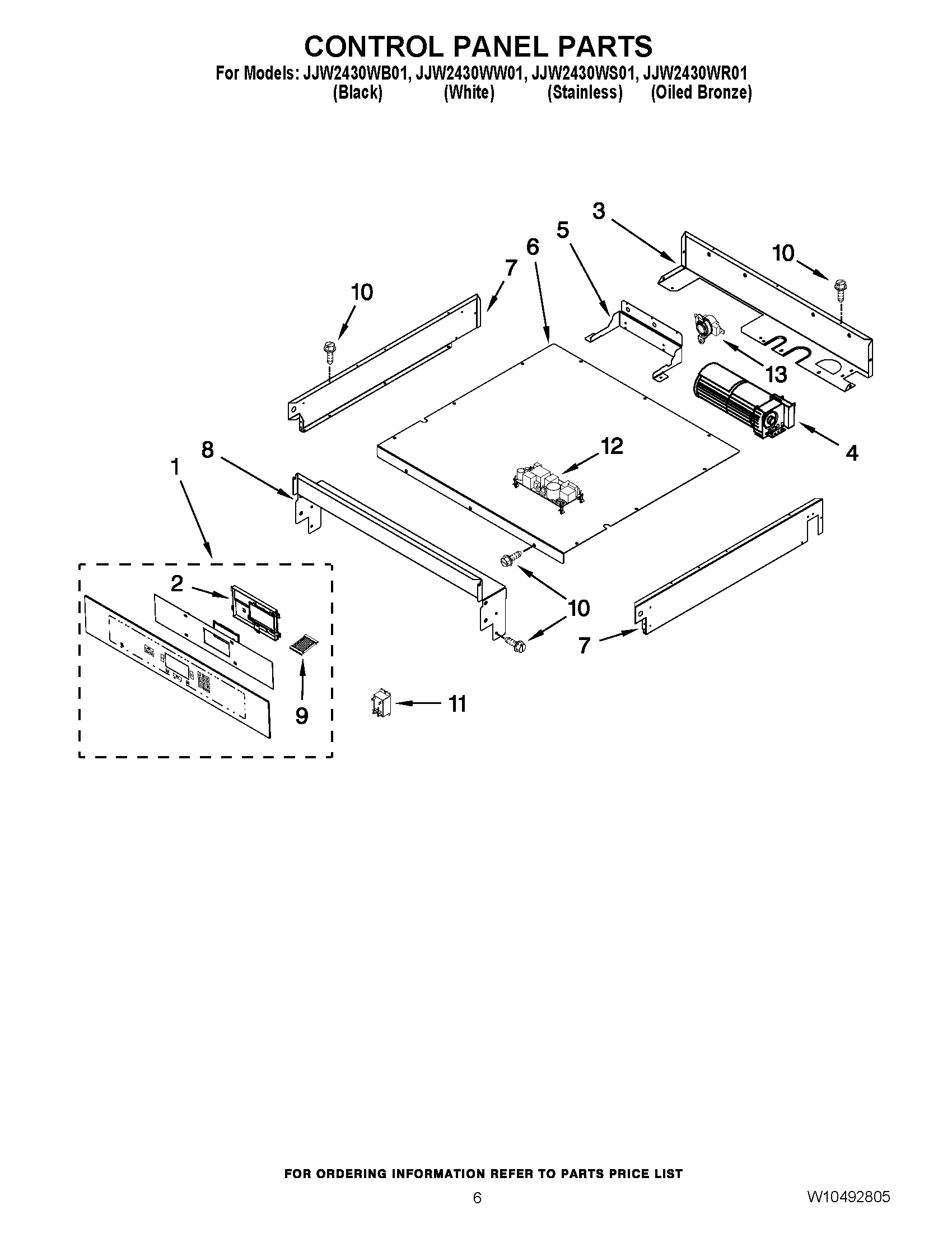04 - CONTROL PANEL PARTS