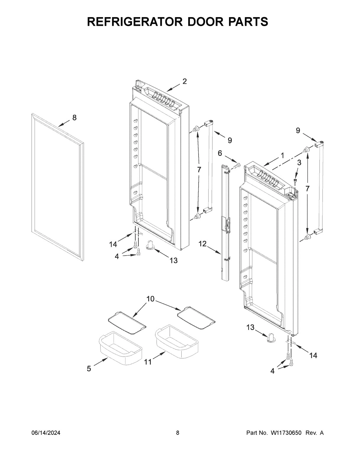 05 - REFRIGERATOR DOOR PARTS