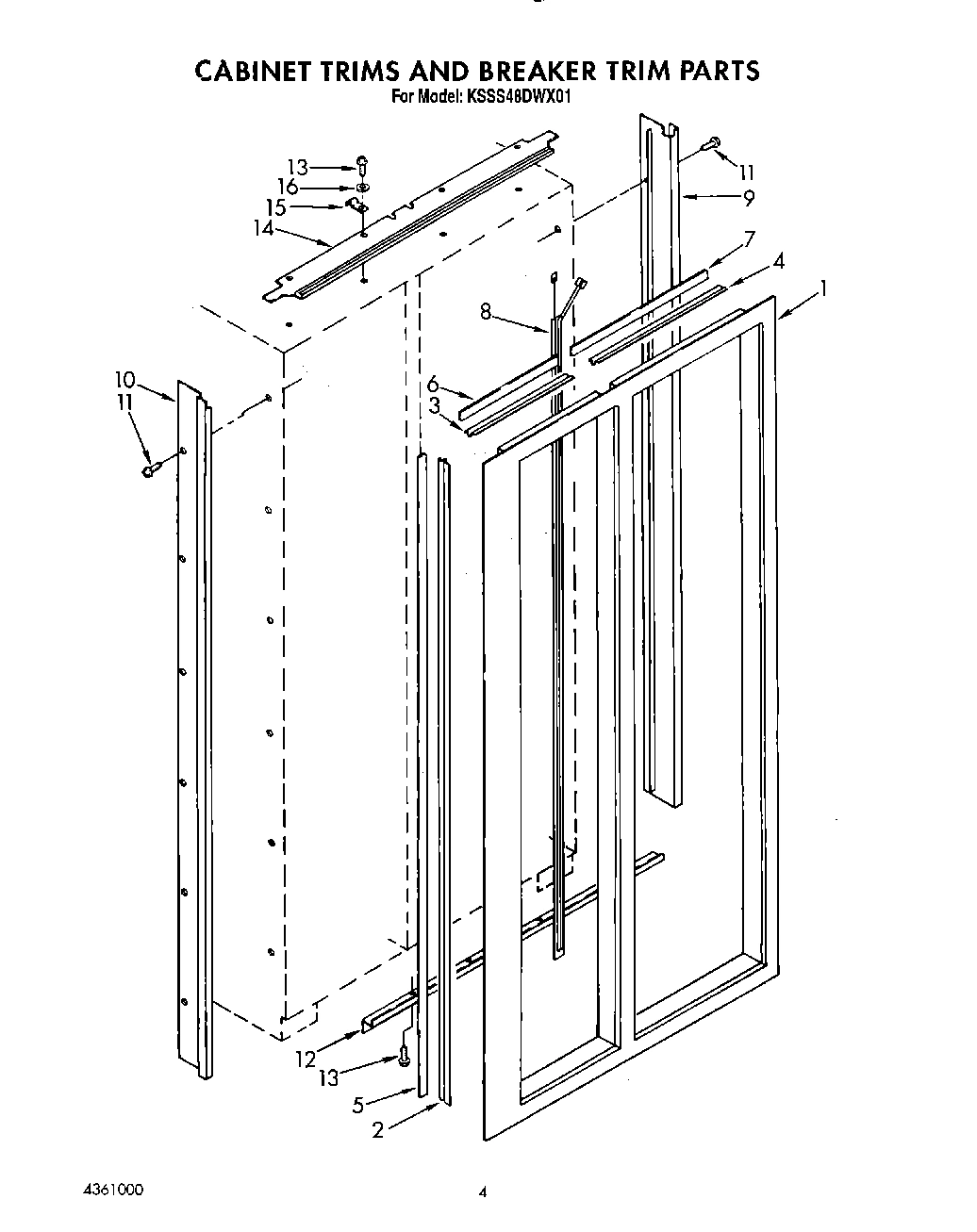 03 - CABINET TRIMS AND BREAKER TRIM