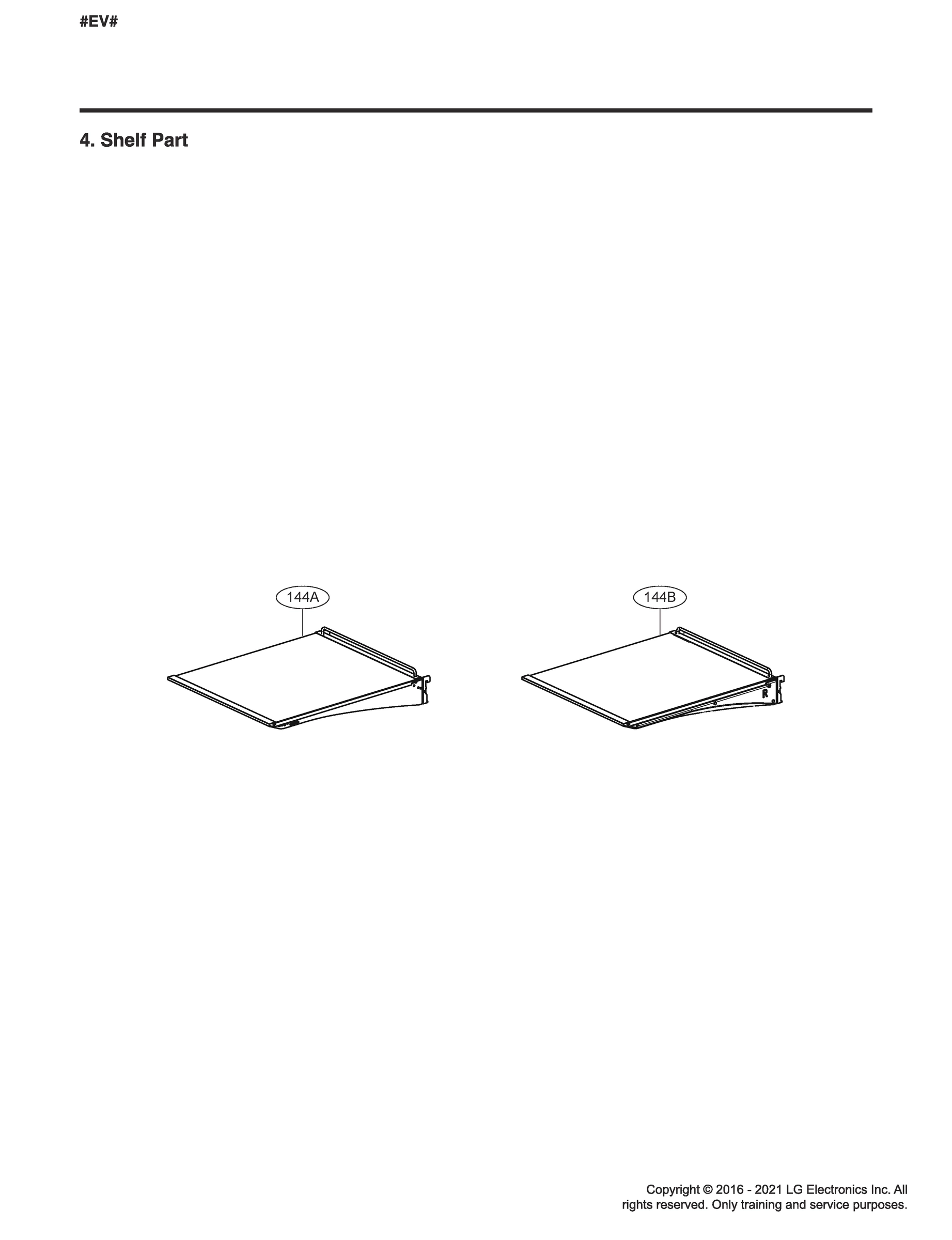 SHELF PART