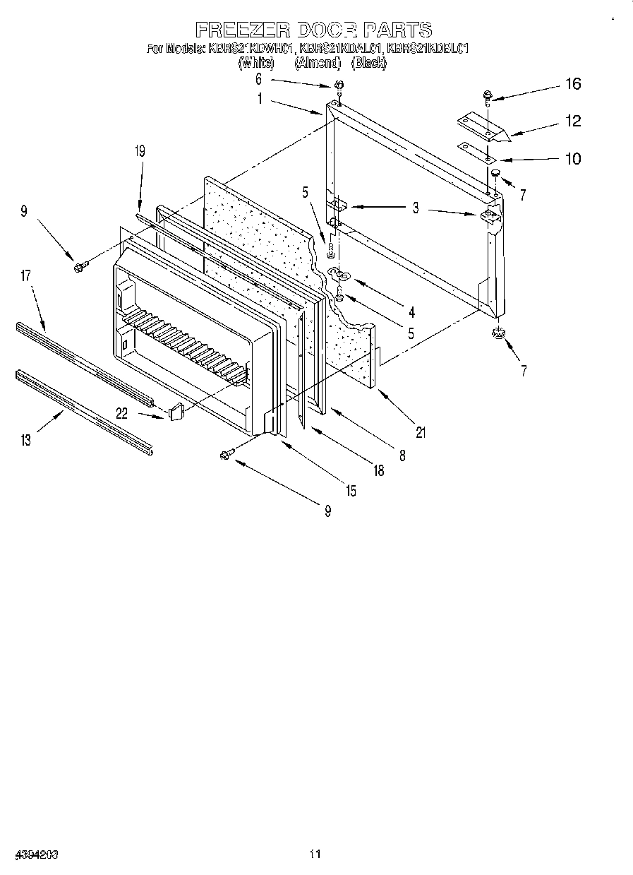 07 - FREEZER DOOR