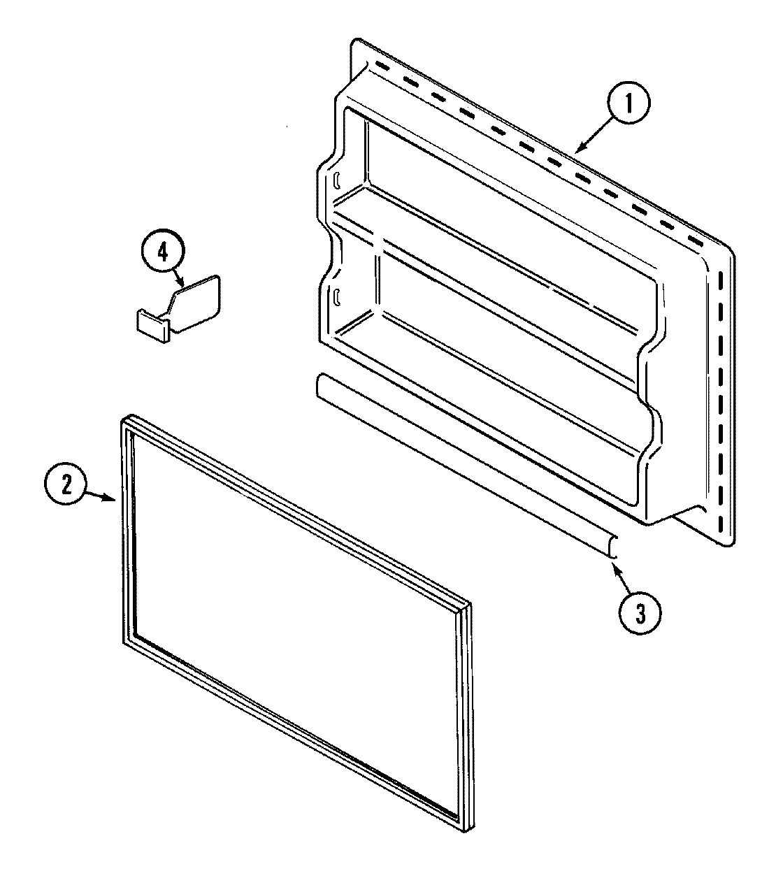 04 - FREEZER INNER DOOR
