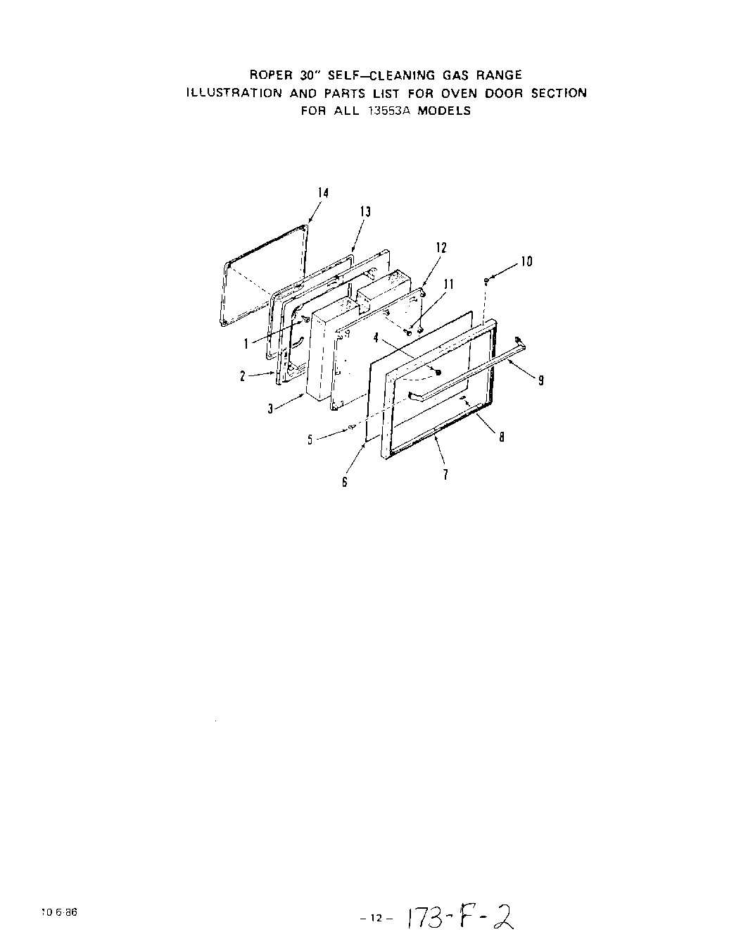 09 - OVEN DOOR