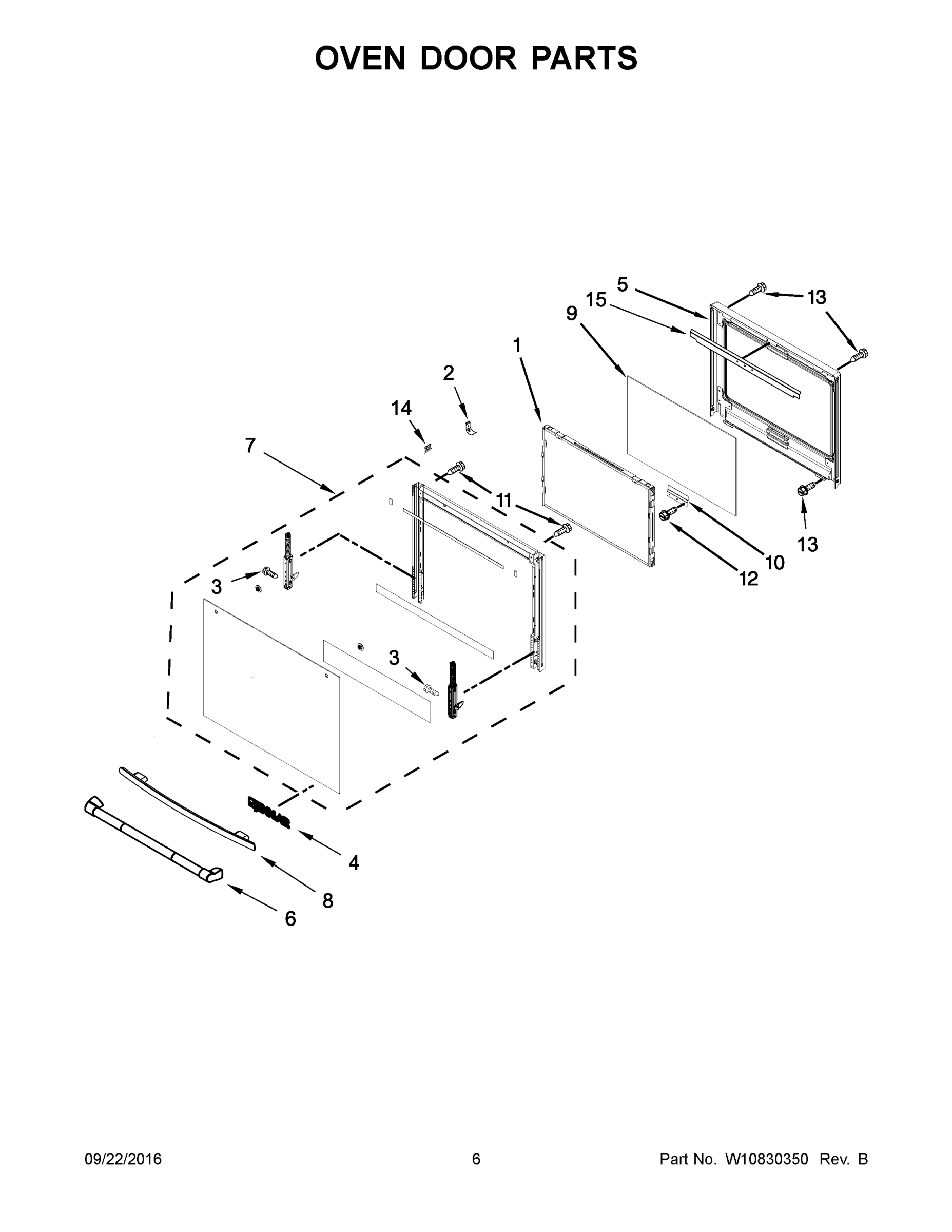 04 - OVEN DOOR PARTS