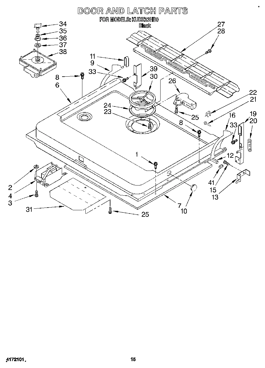 12 - DOOR AND LATCH