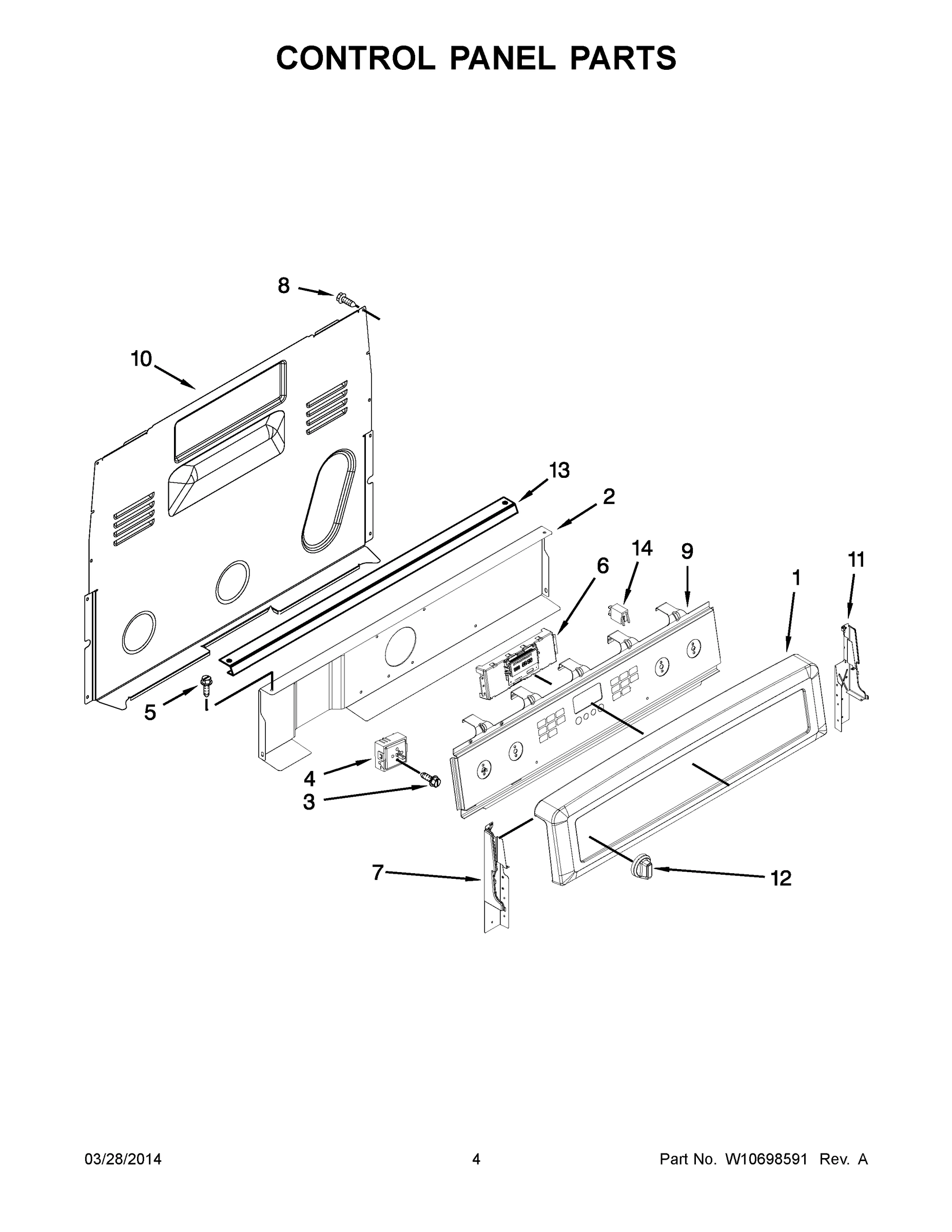 03 - CONTROL PANEL PARTS