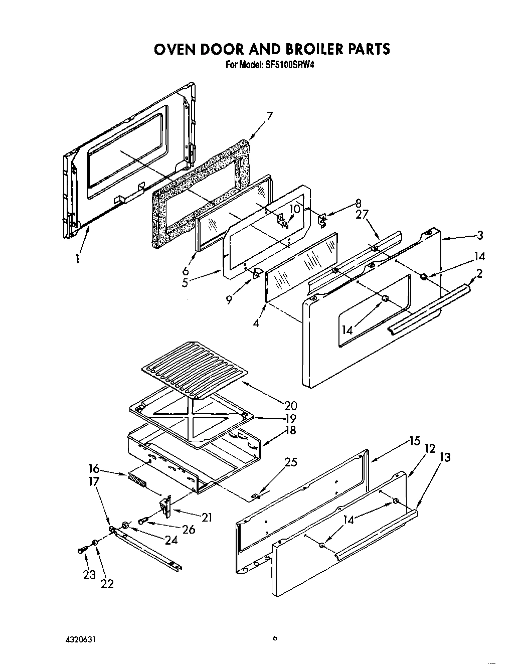 06 - OVEN DOOR AND BROILER