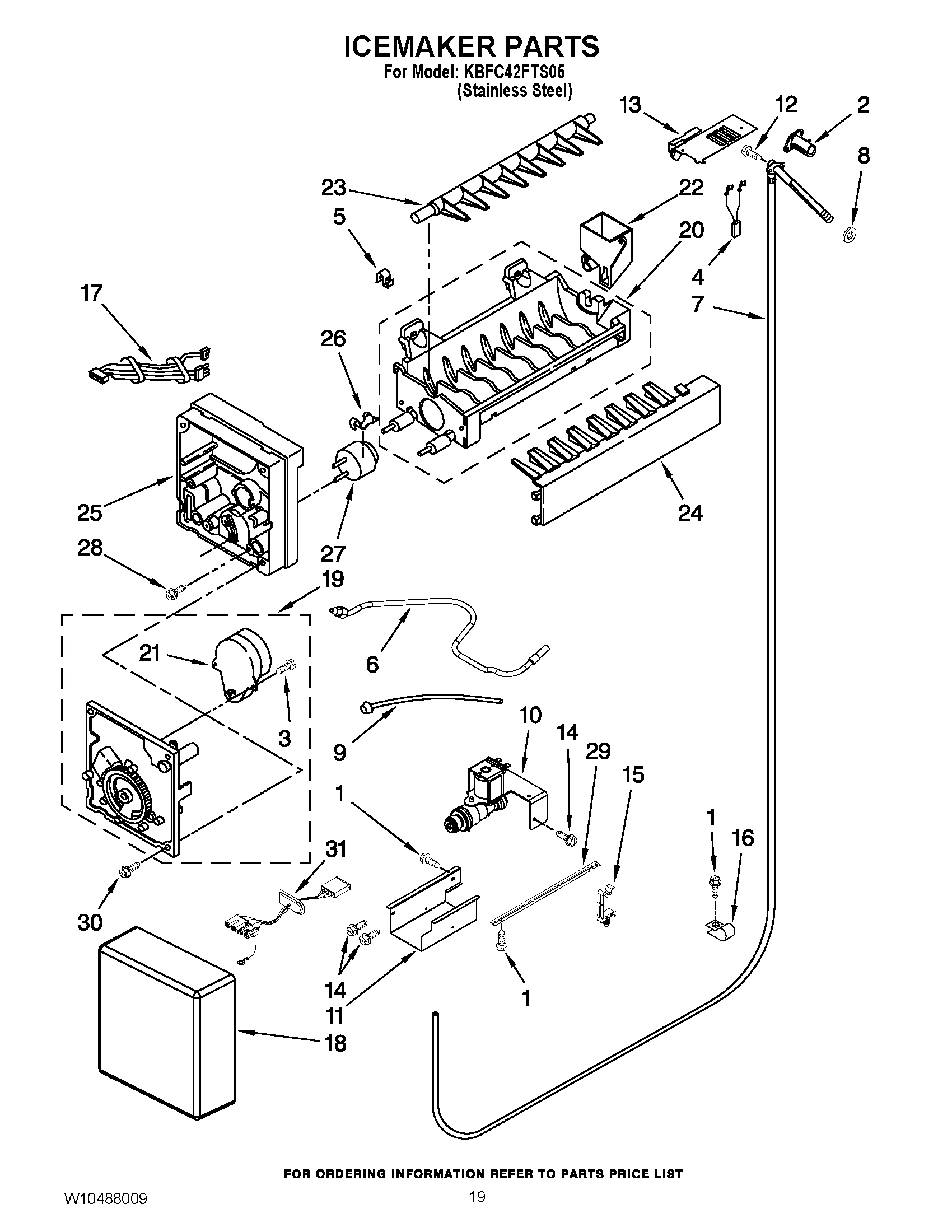 11 - ICEMAKER PARTS