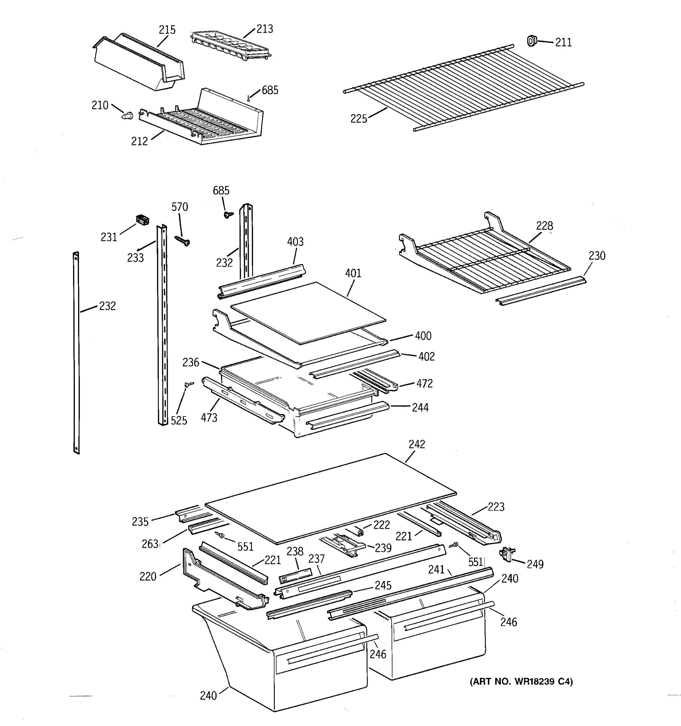 SHELF PARTS