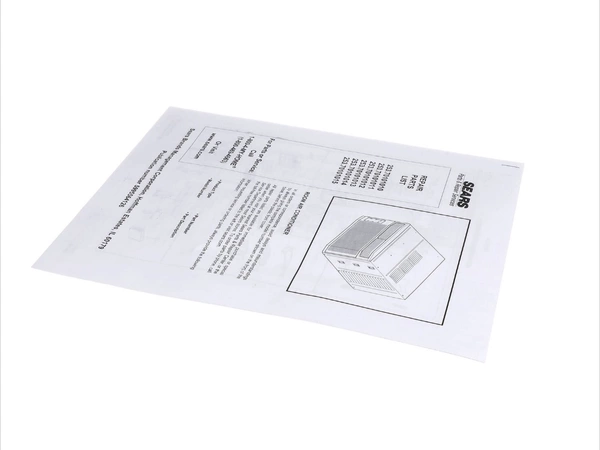 5995564126 Frigidaire Repair Parts List