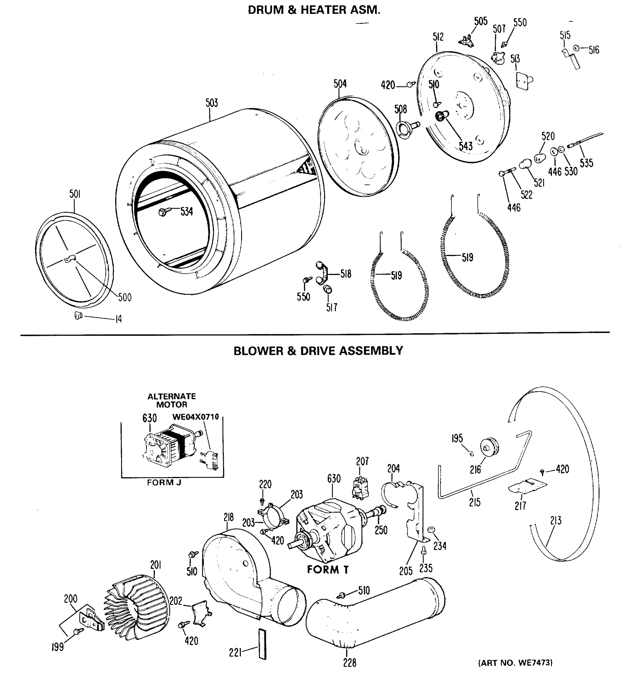 DRUM & HEATER ASM.
