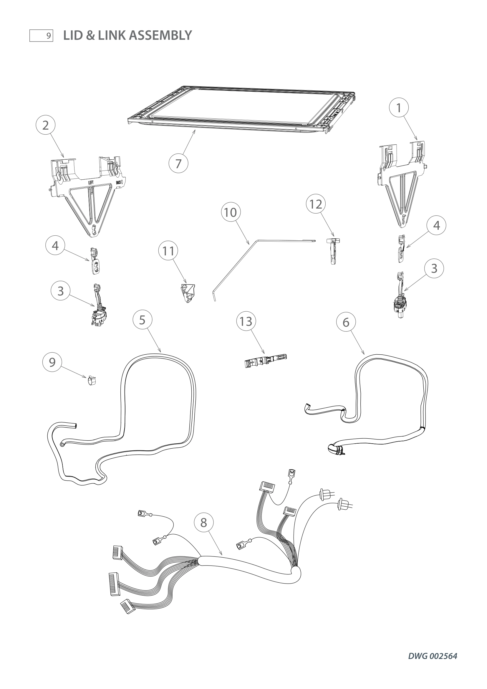 LID & LINK ASSEMBLY