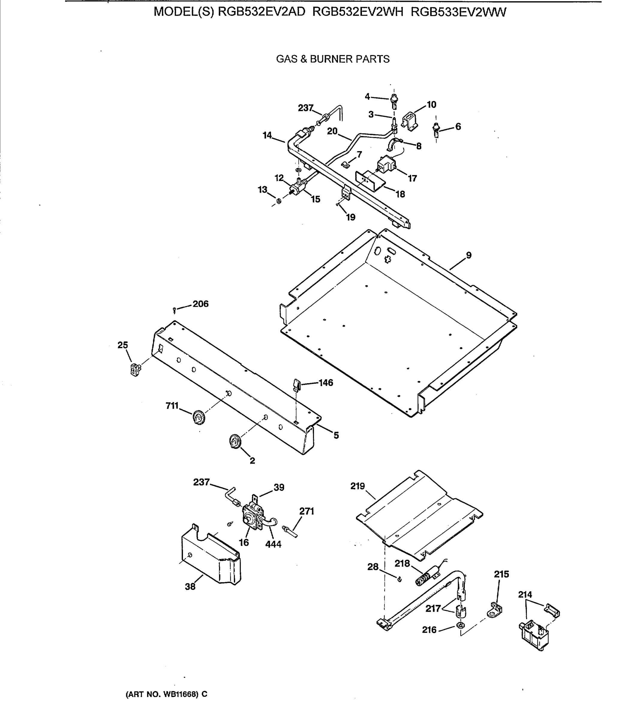 GAS & BURNER PARTS