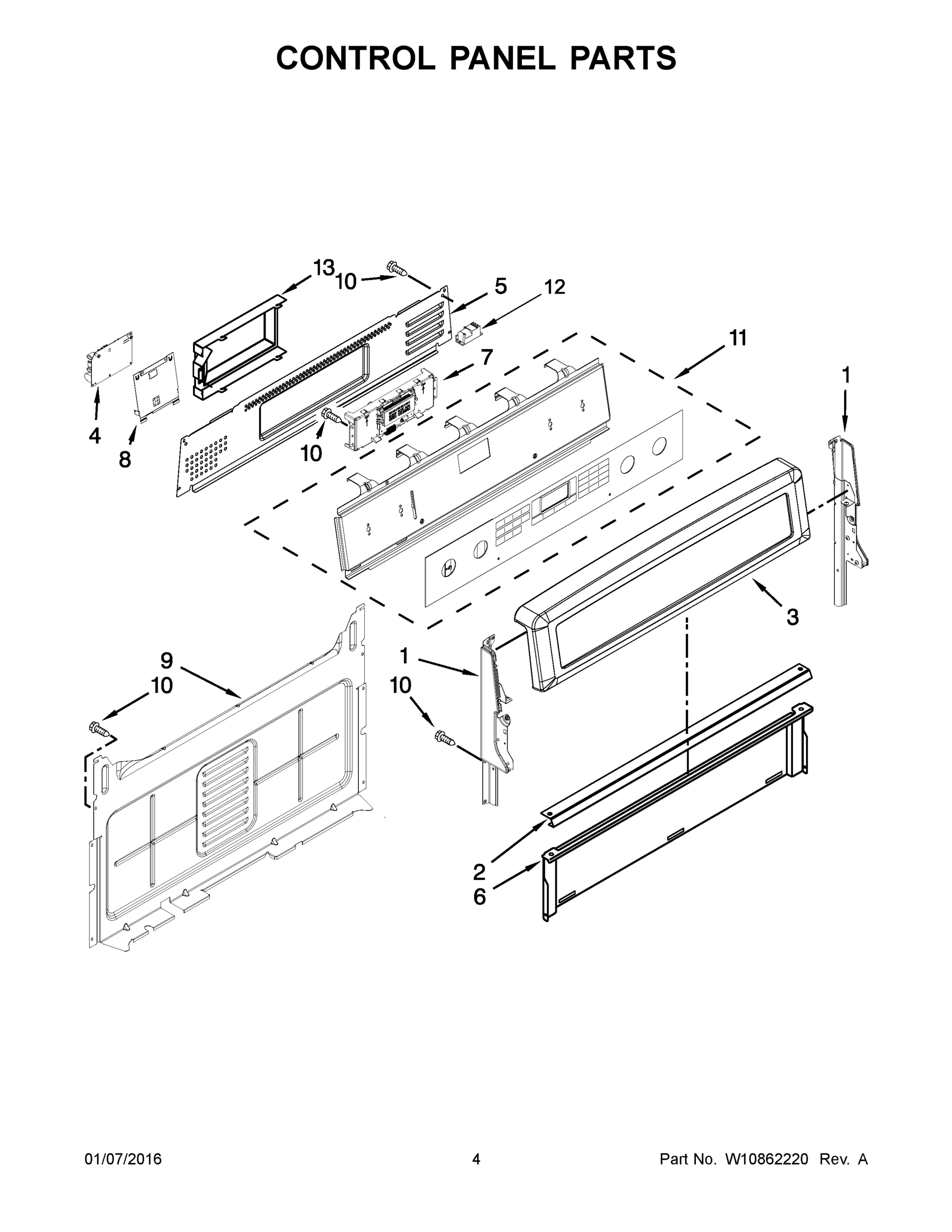 03 - CONTROL PANEL PARTS