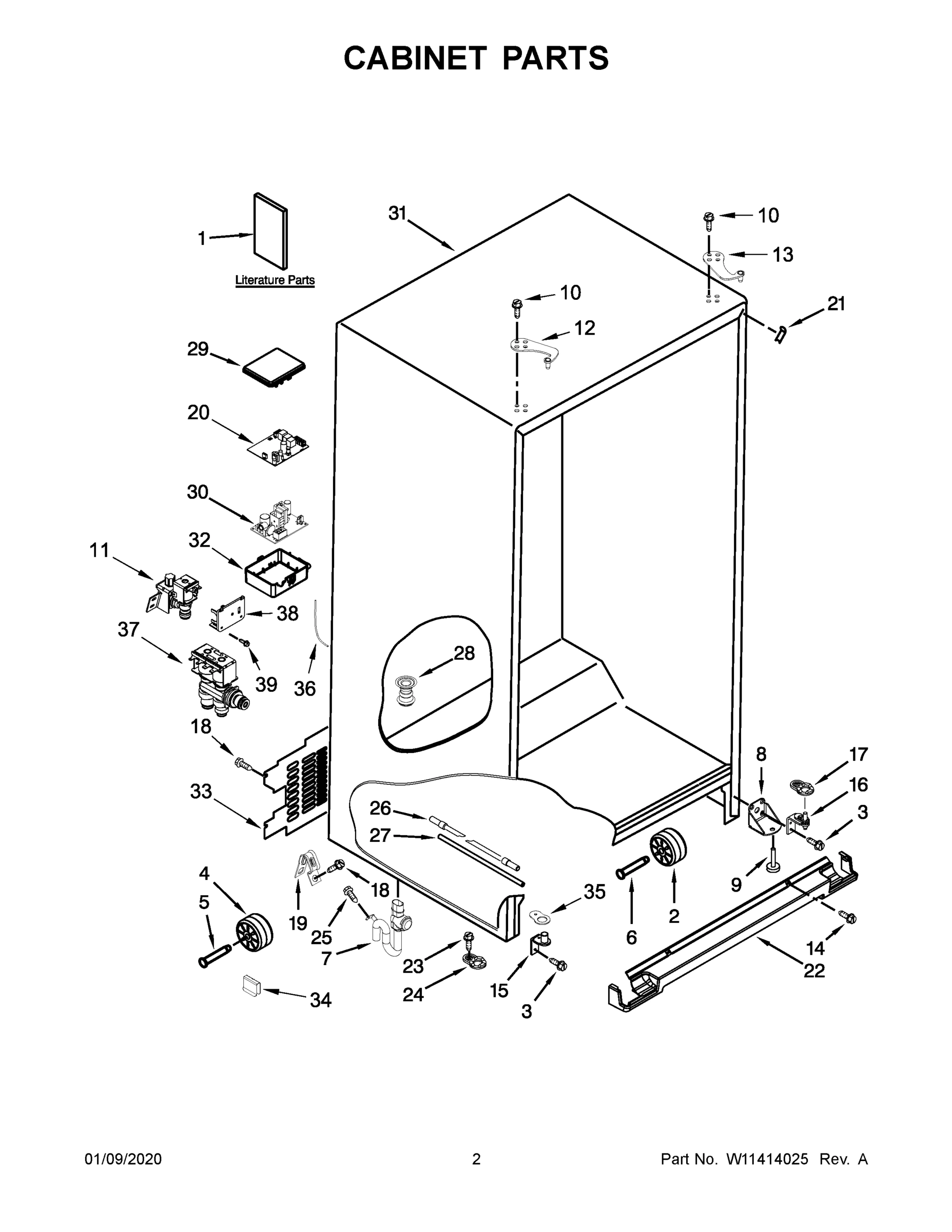 02 - CABINET PARTS