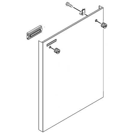 W11131696 Whirlpool Dishwasher Panel