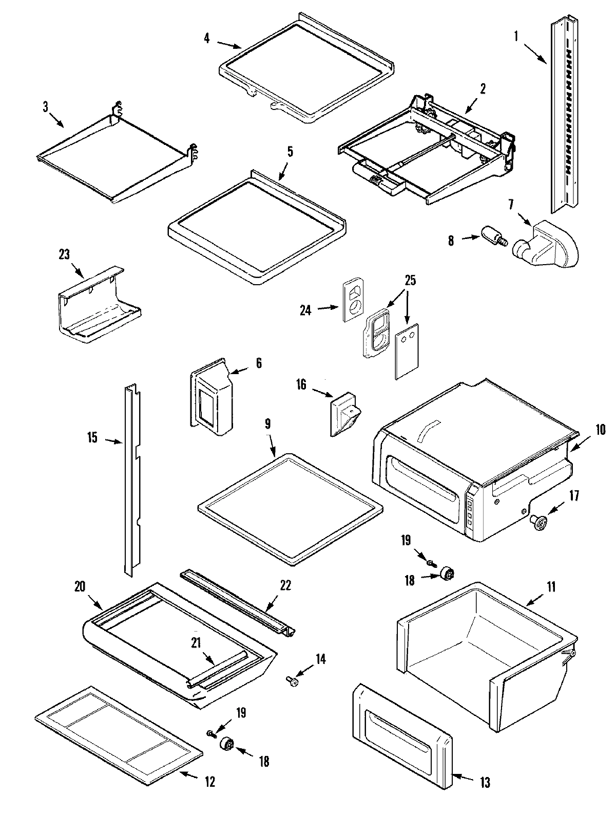 11 - SHELVES & ACCESSORIES