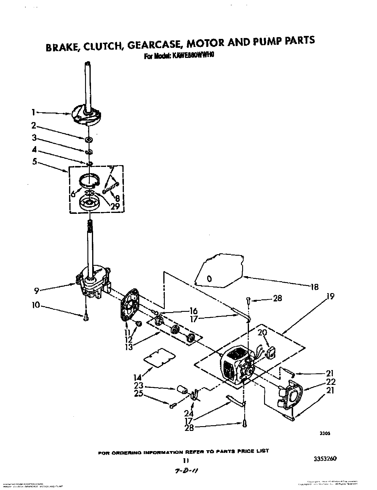 08 - BRAKE, CLUTCH, GEARCASE, MOTOR AND PUMP