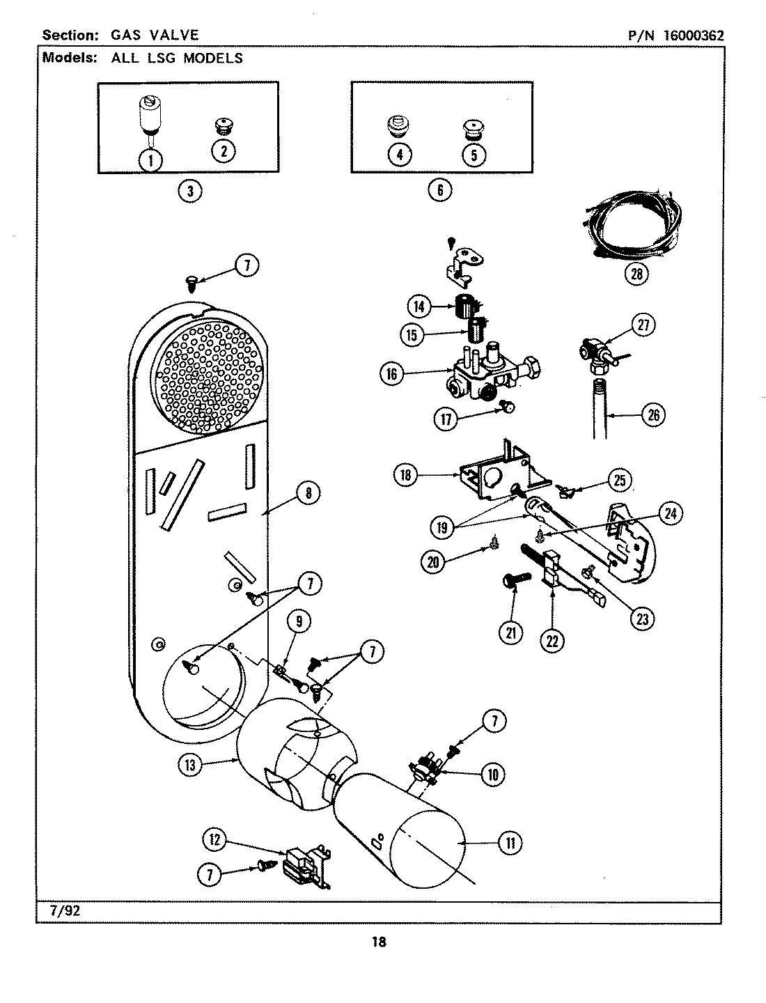 10 - GAS VALVE (LSG7800AAE)