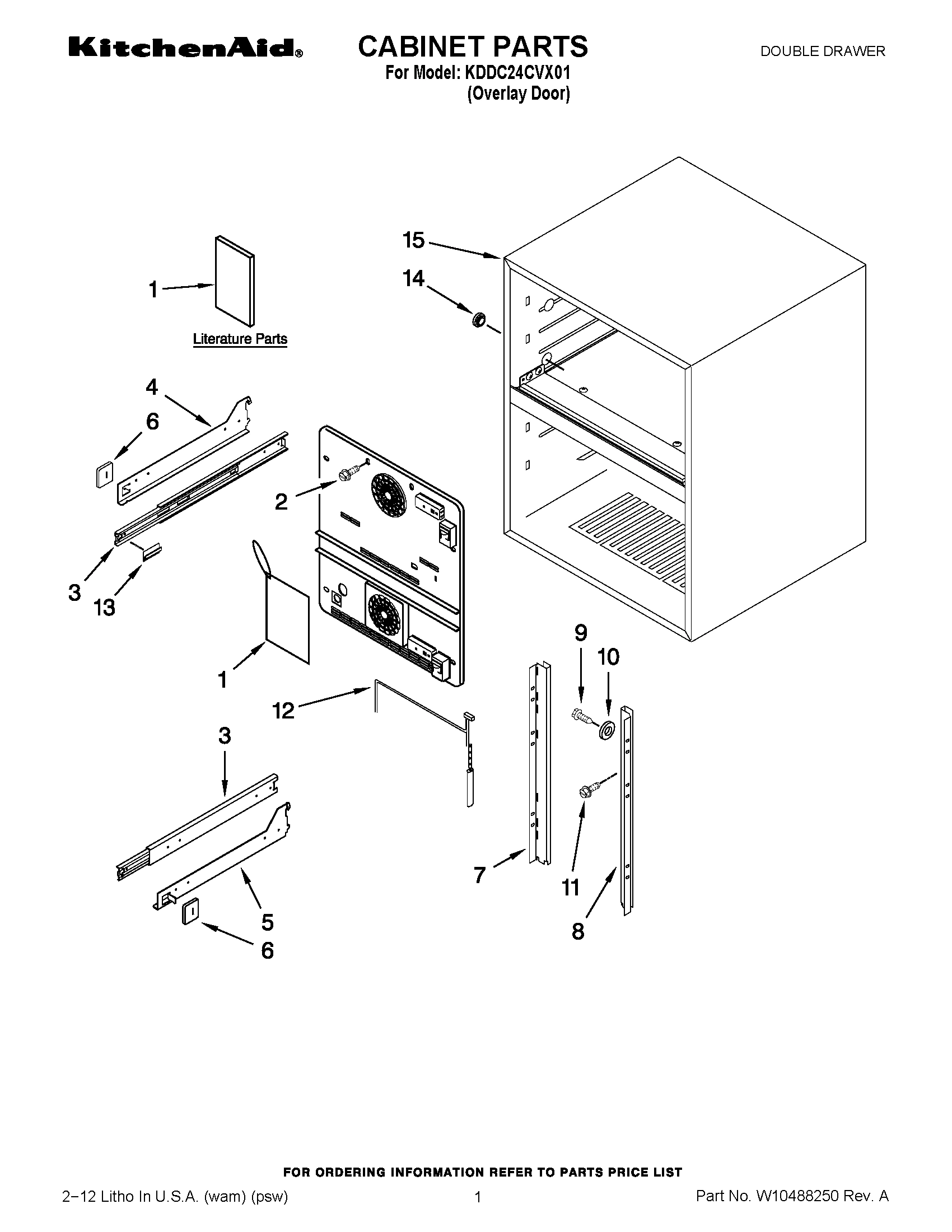 01 - CABINET PARTS