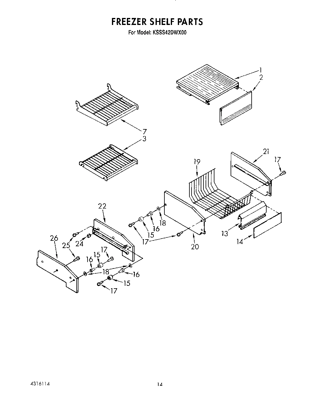 10 - FREEZER SHELF