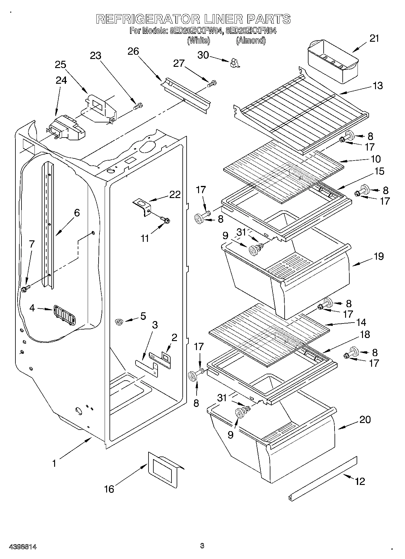 02 - REFRIGERATOR LINER