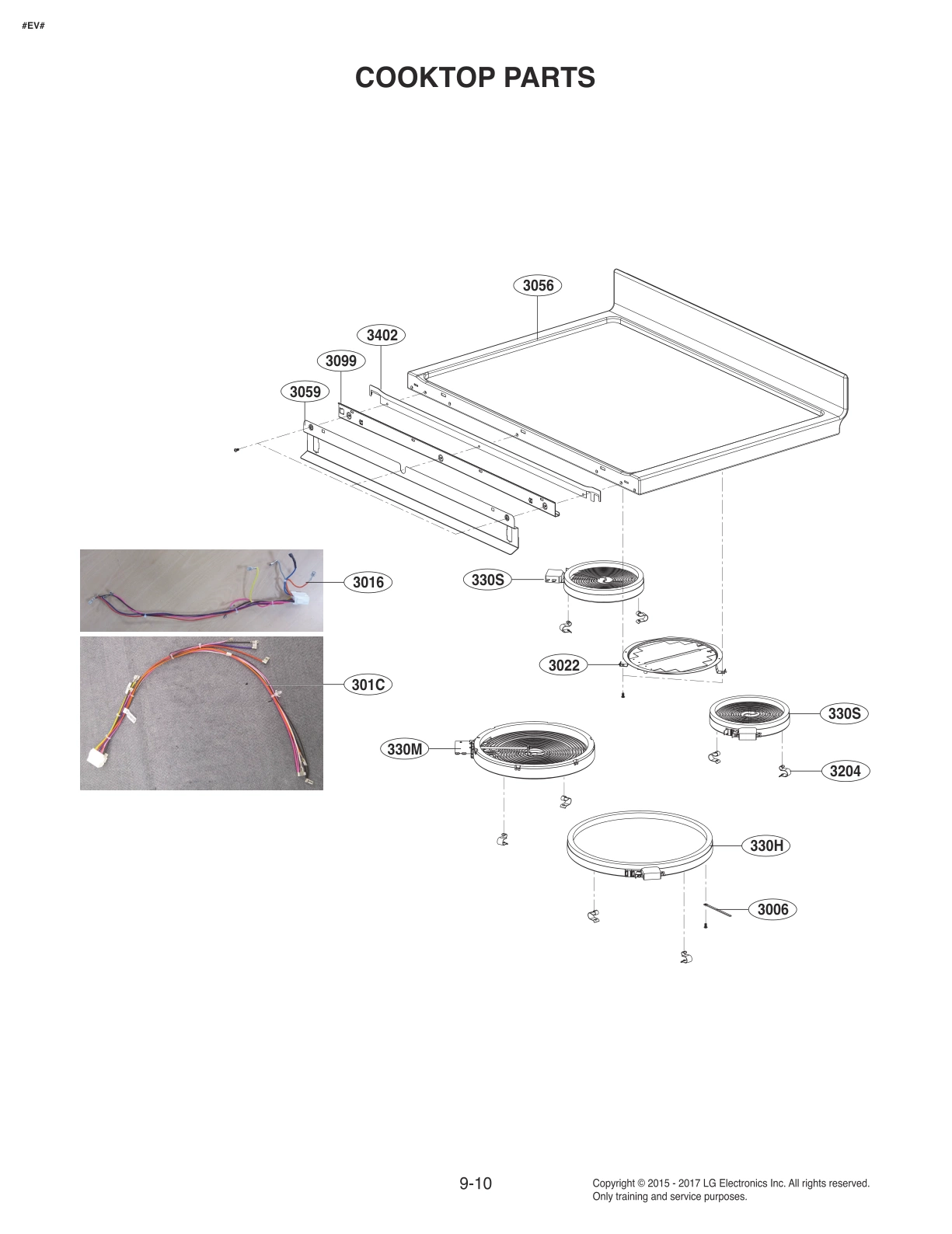 COOKTOP PARTS