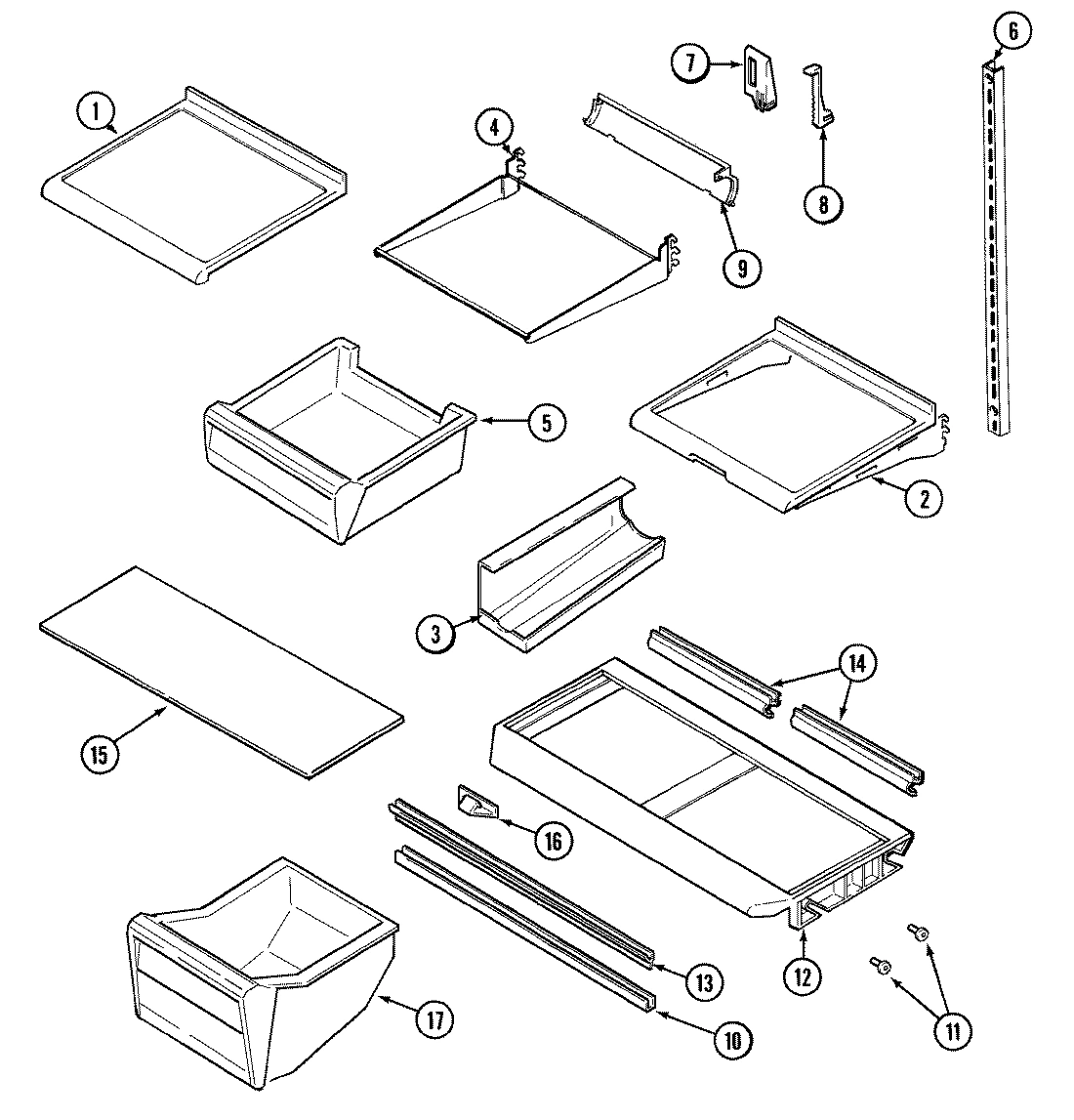 08 - SHELVES & ACCESSORIES