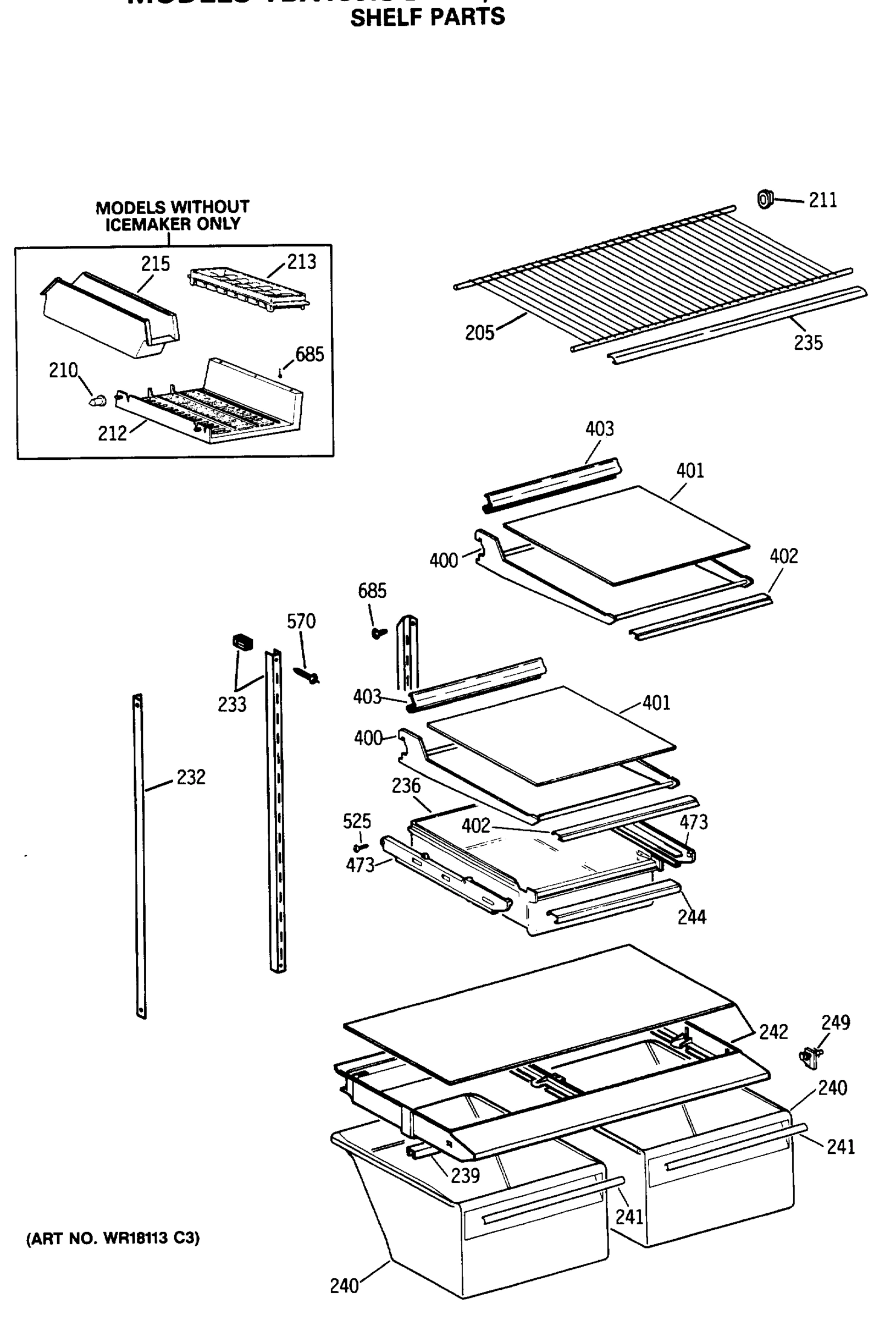 SHELF PARTS