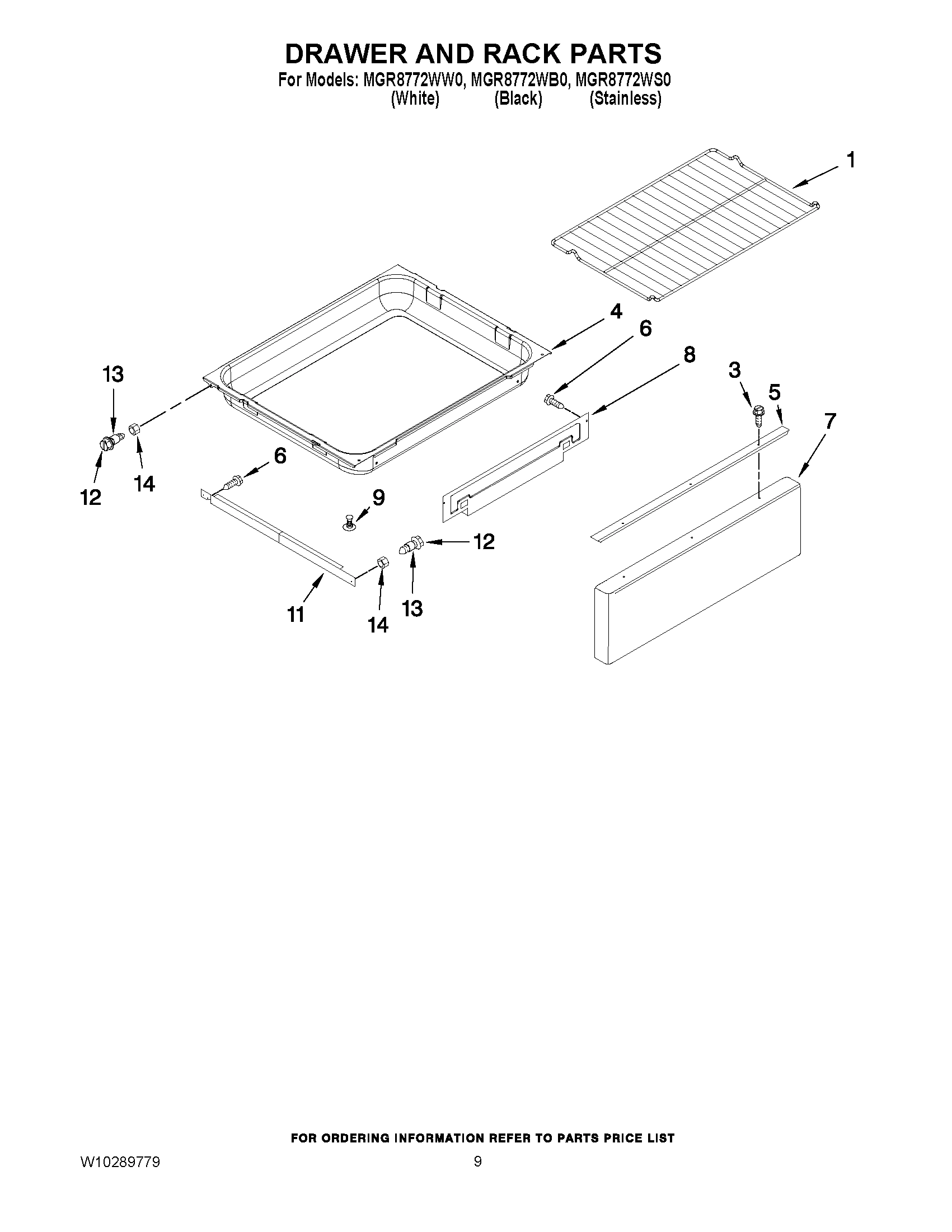 06 - DRAWER AND RACK PARTS